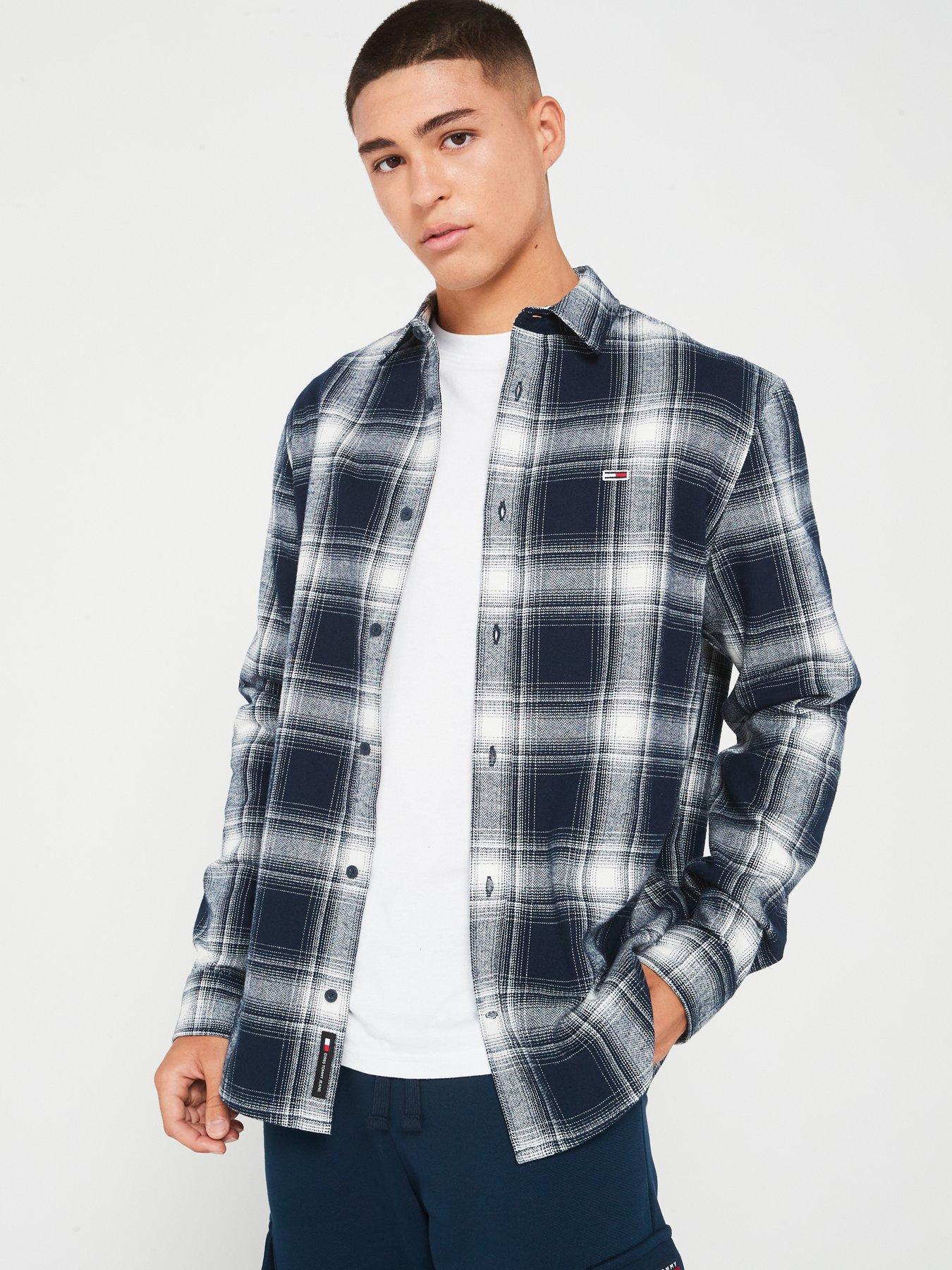 tommy-jeans-tommy-jeans-regular-fit-flannel-check-shirt-navy