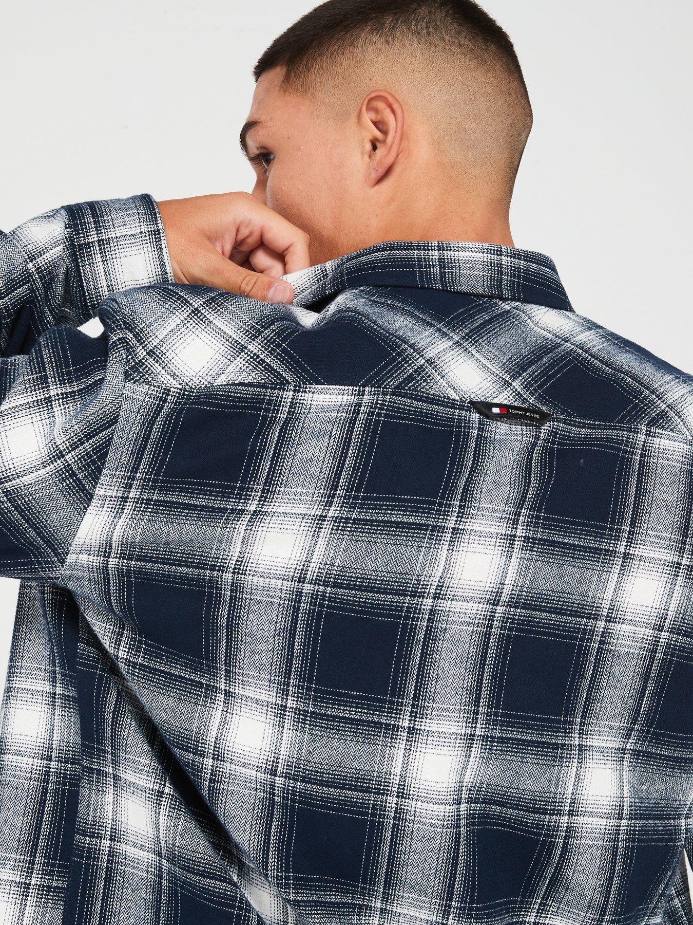 tommy-jeans-tommy-jeans-regular-fit-flannel-check-shirt-navystillFront