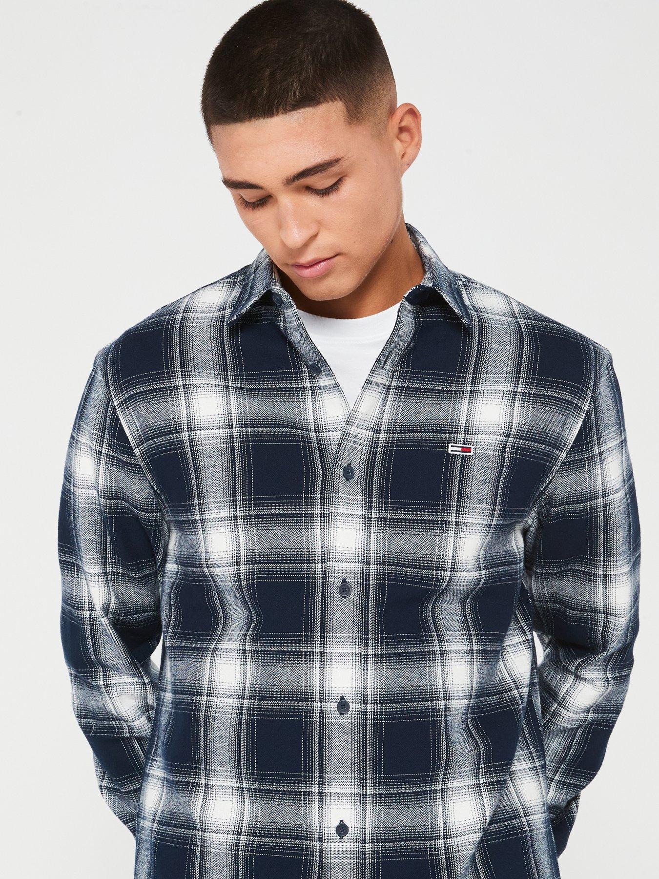 tommy-jeans-tommy-jeans-regular-fit-flannel-check-shirt-navyoutfit