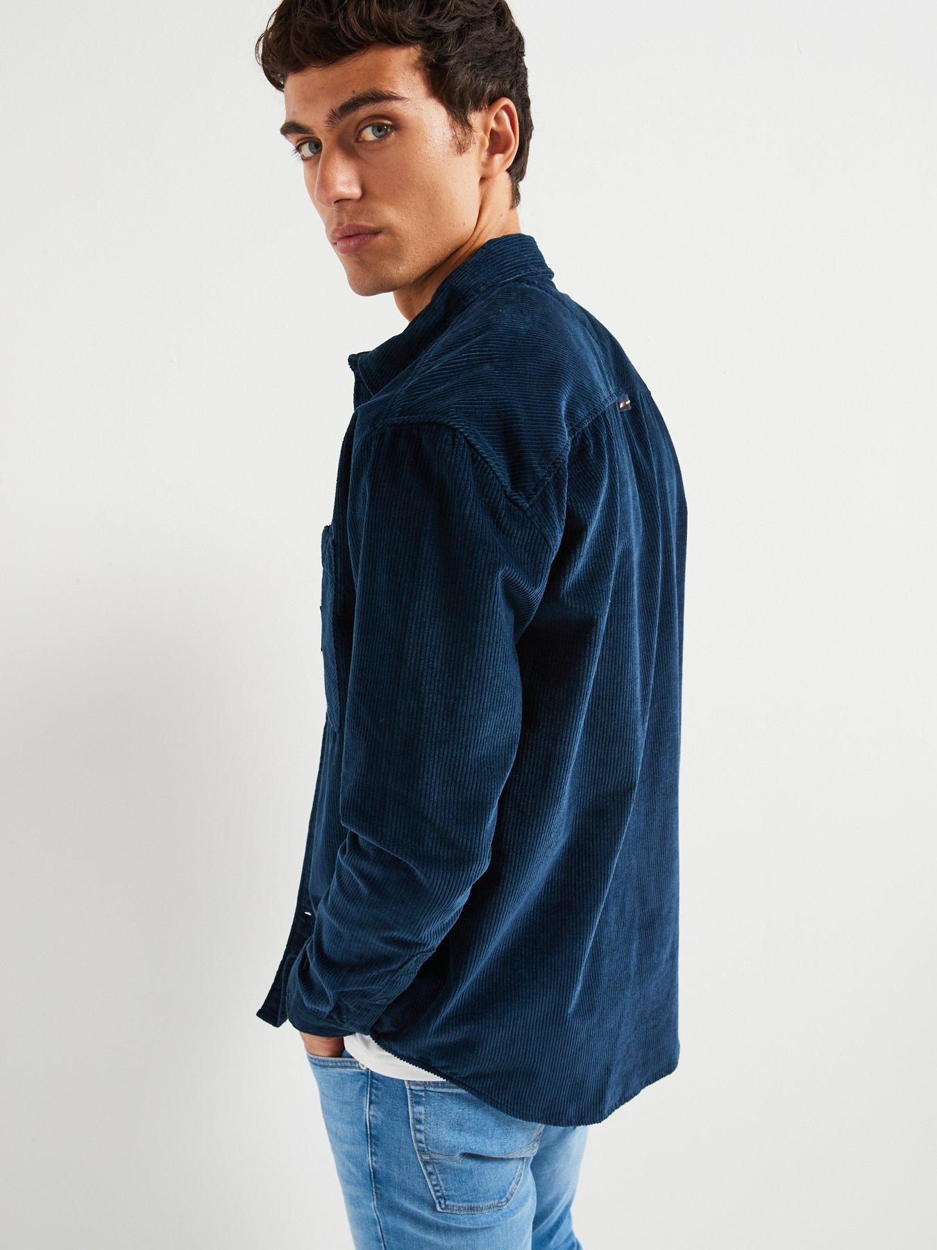 tommy-jeans-tommy-jeans-relaxed-fit-chunky-corduroy-overshirt-navystillFront