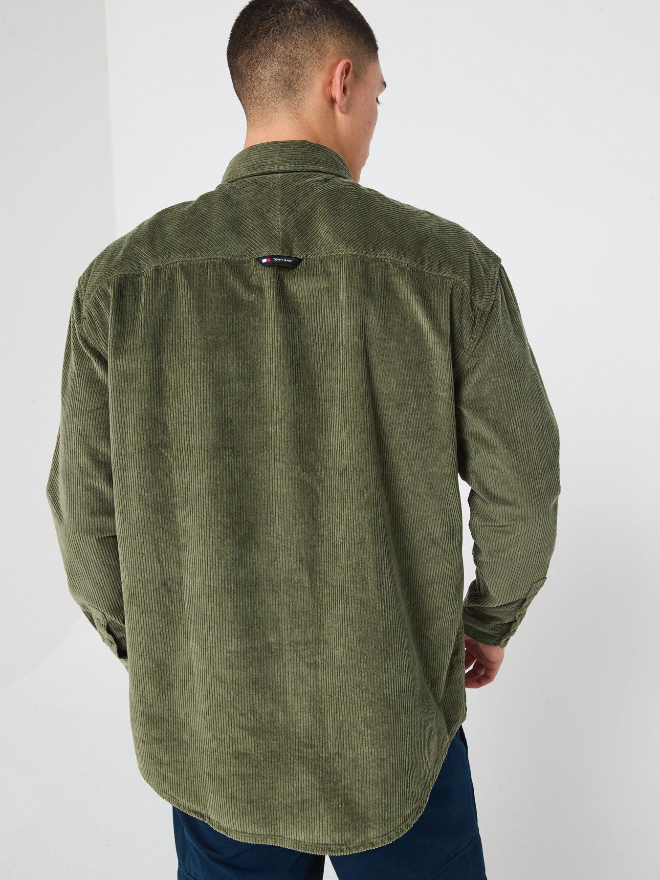 tommy-jeans-relaxed-fit-chunky-corduroy-overshirt-greenstillFront