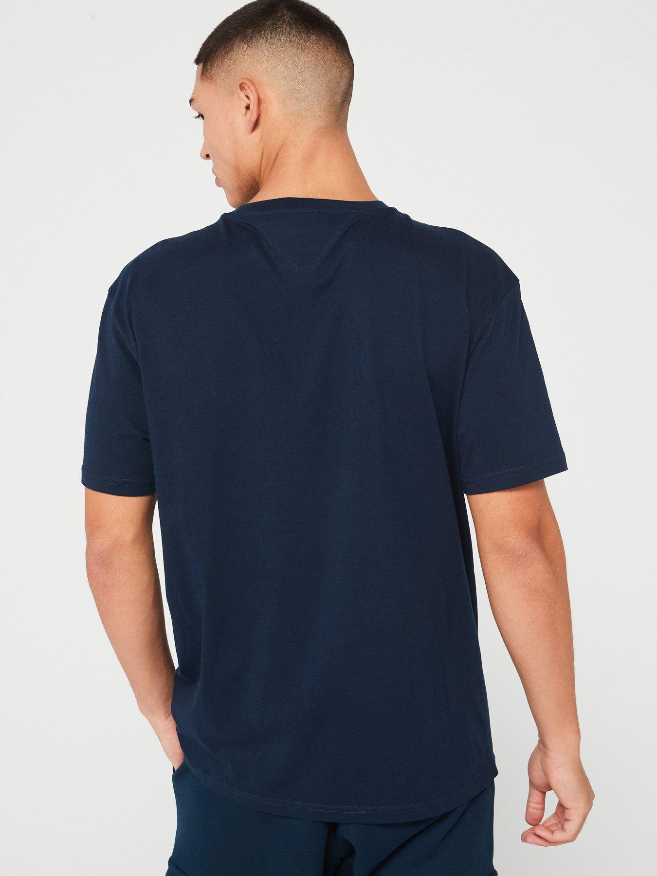 tommy-jeans-tommy-jeans-regular-fit-rectangle-logo-t-shirt-navystillFront