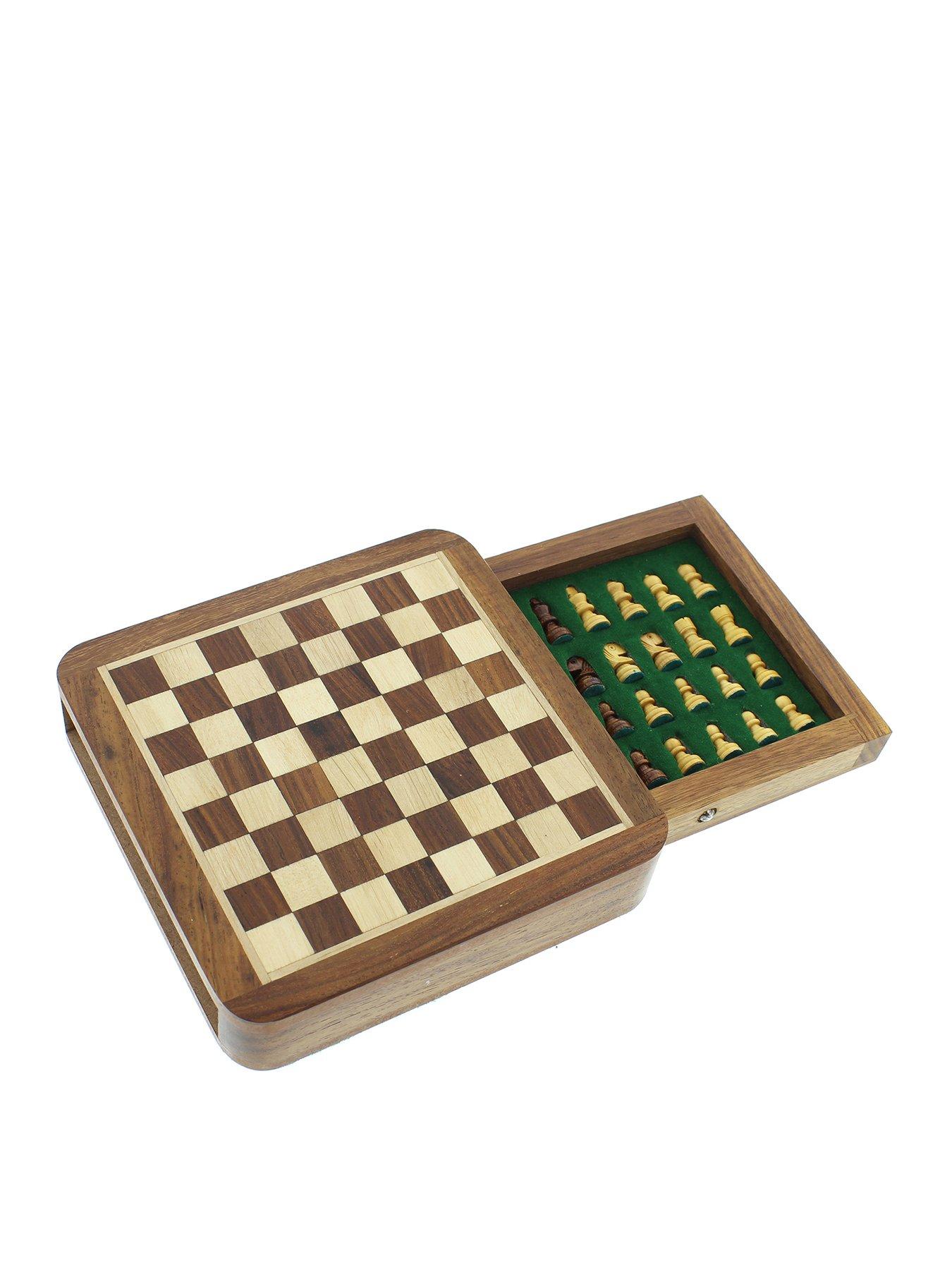Harvey Makin Magnetic Chess Board with Drawer