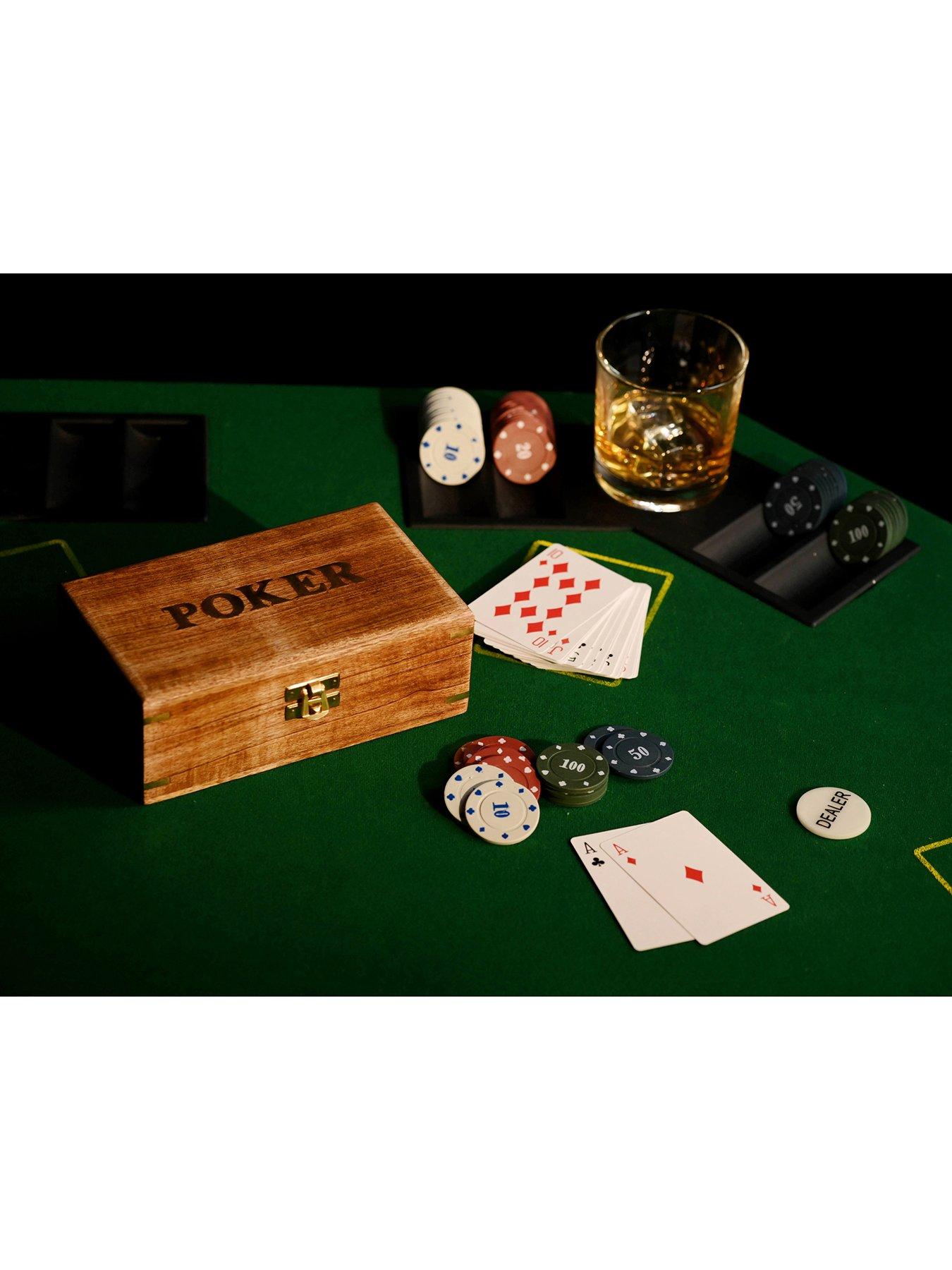 Image 2 of 2 of Harvey Makin Wooden Poker Set