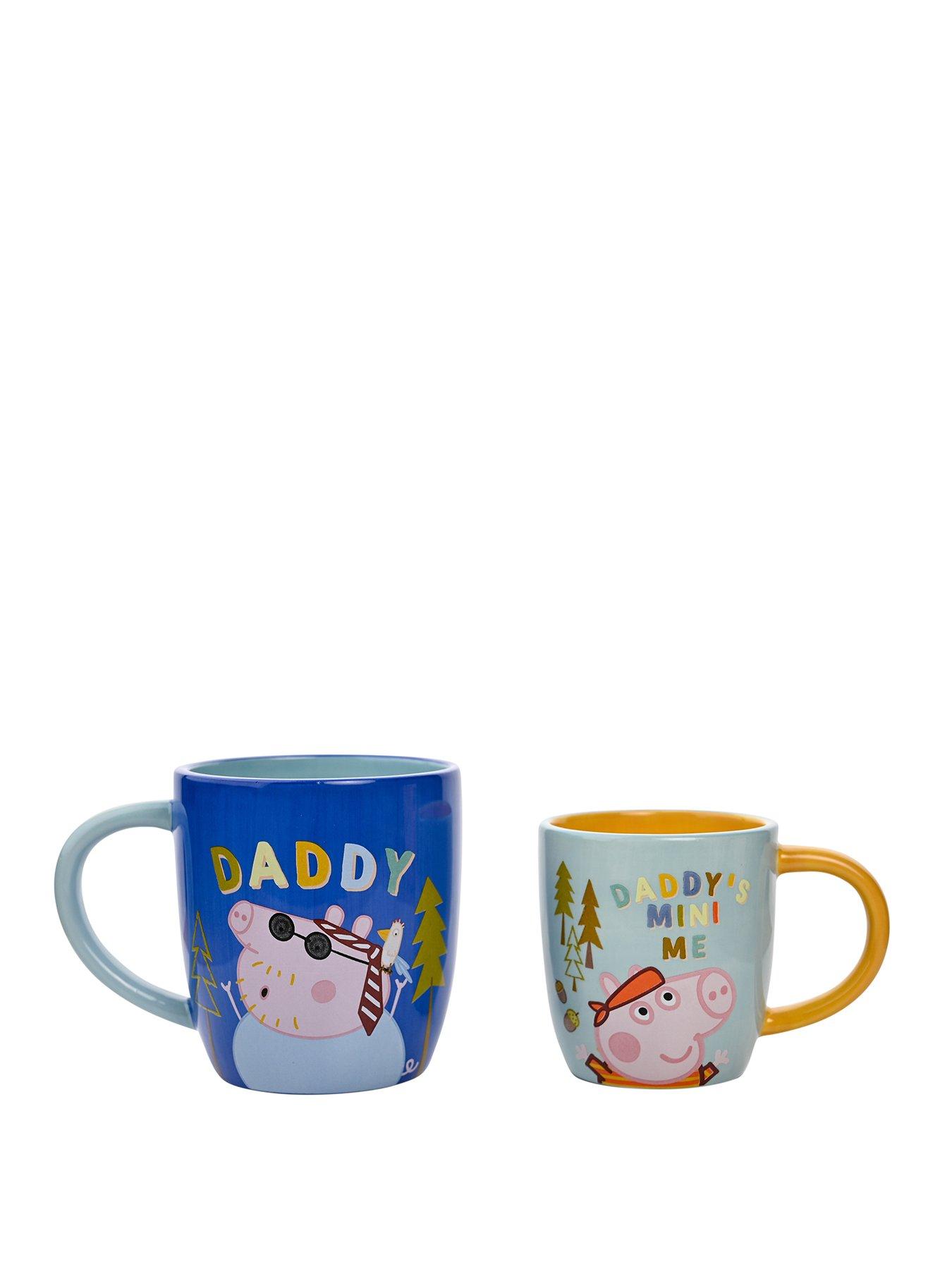 Peppa Pig Daddy  &  Me Mug Set