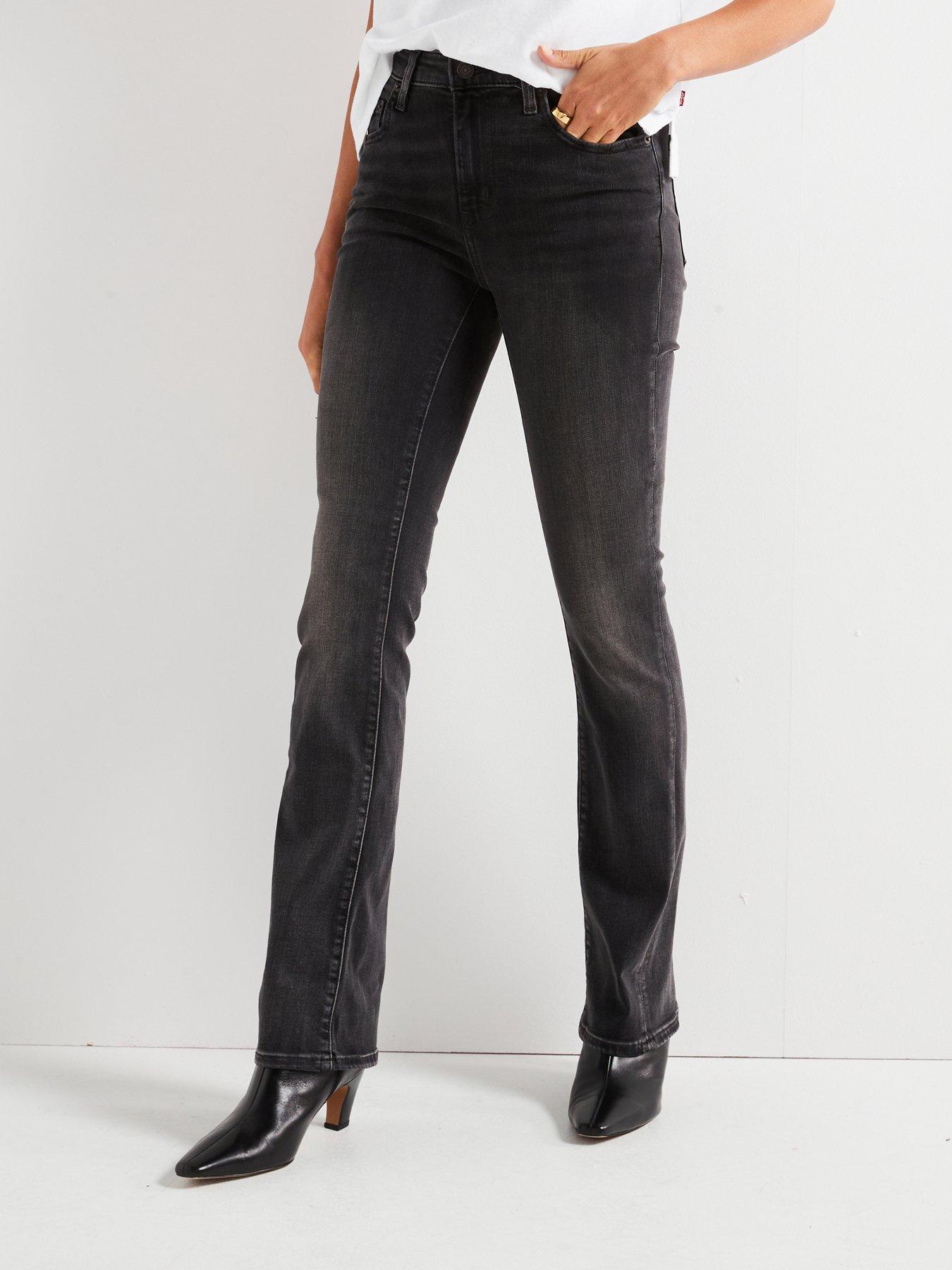Image 1 of 6 of Levi's 501 90'S Straight Leg Jeans - Black