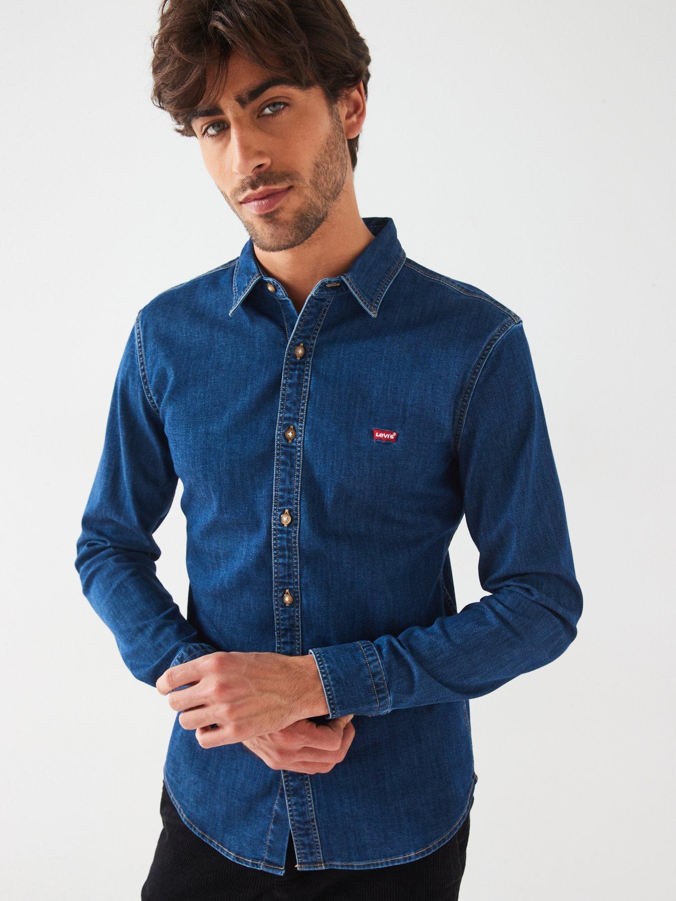 levis-levis-long-sleeve-housemark-flim-fit-denim-shirt-blue