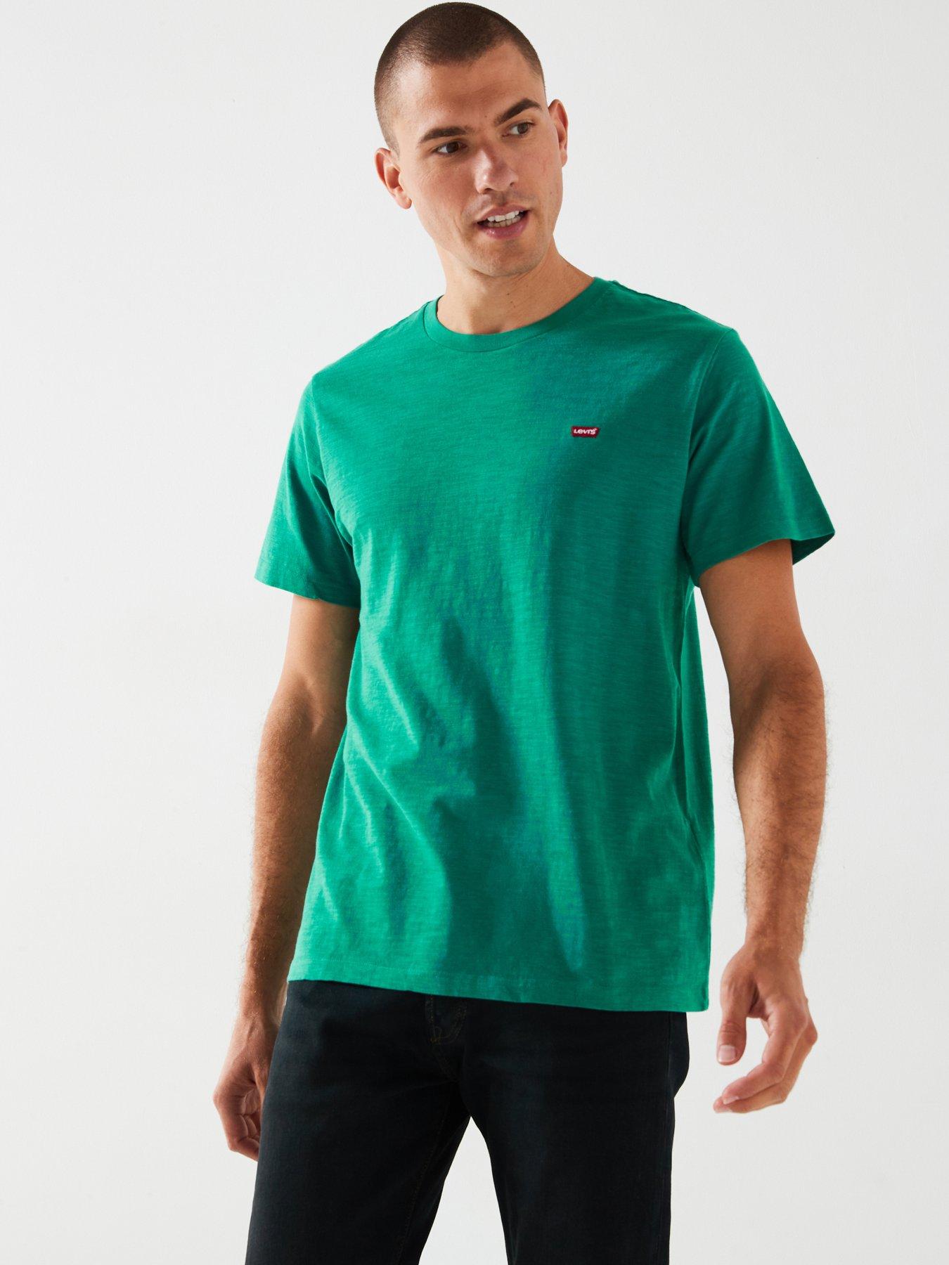 levis-short-sleeve-original-housemark-t-shirt-dark-greenfront