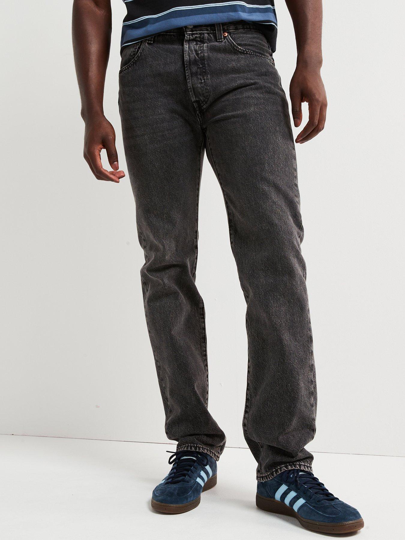 undefined 501 93 Straight Fit Jeans - Independent Music - Black
