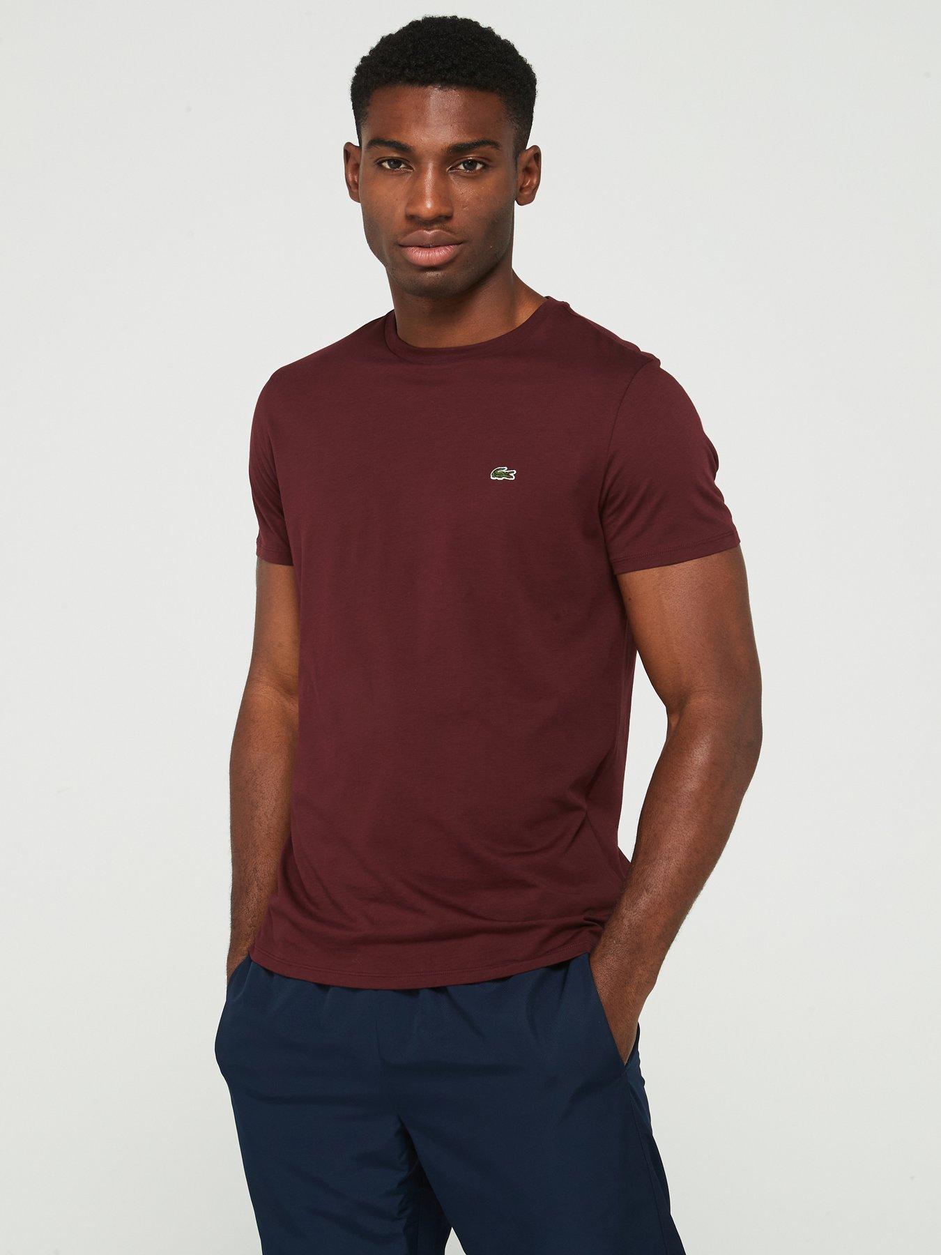 lacoste-lacoste-regular-fit-pima-cotton-crew-neck-t-shirt-dark-red