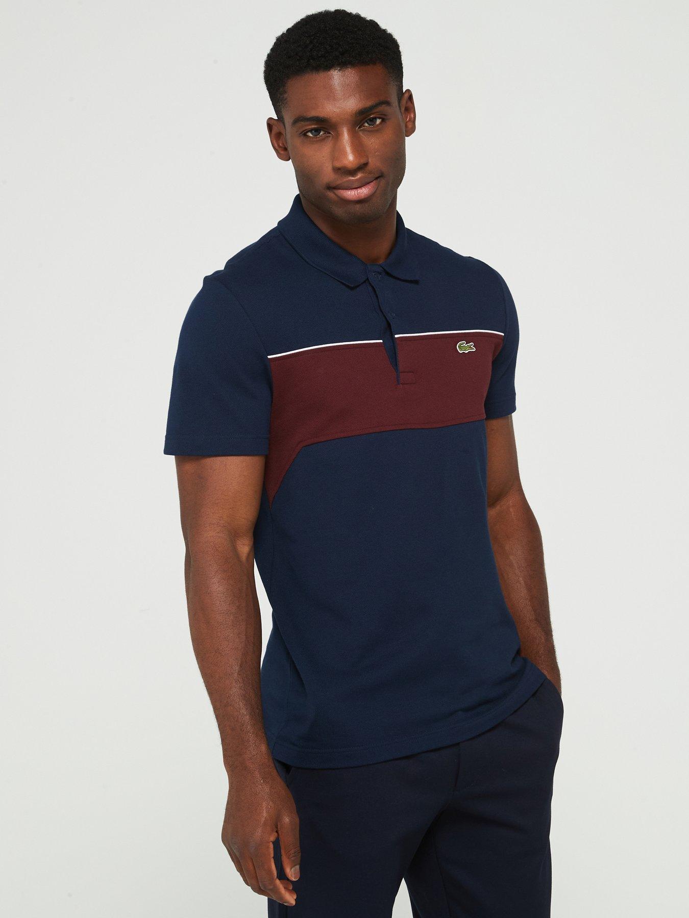 Lacoste colour block polo shirt best sale