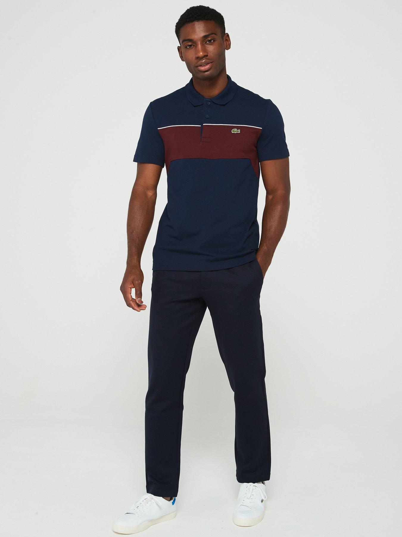 lacoste-lacoste-original-l1212-regular-fit-colourblock-polo-shirt-navyback