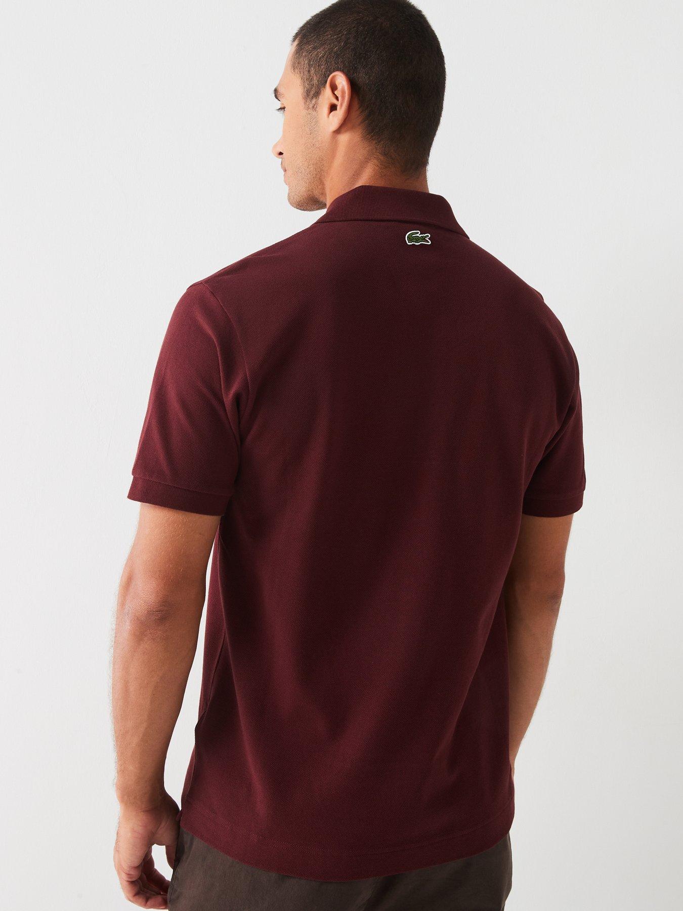 lacoste-lacoste-original-l1212-classic-fit-signature-print-polo-shirt-dark-redstillFront