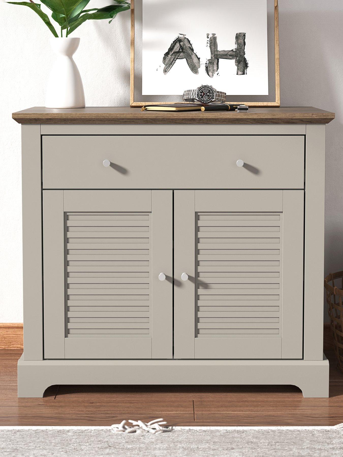 Image of GFW Salcombe 2 Door, 1 Drawer Compact Sideboard