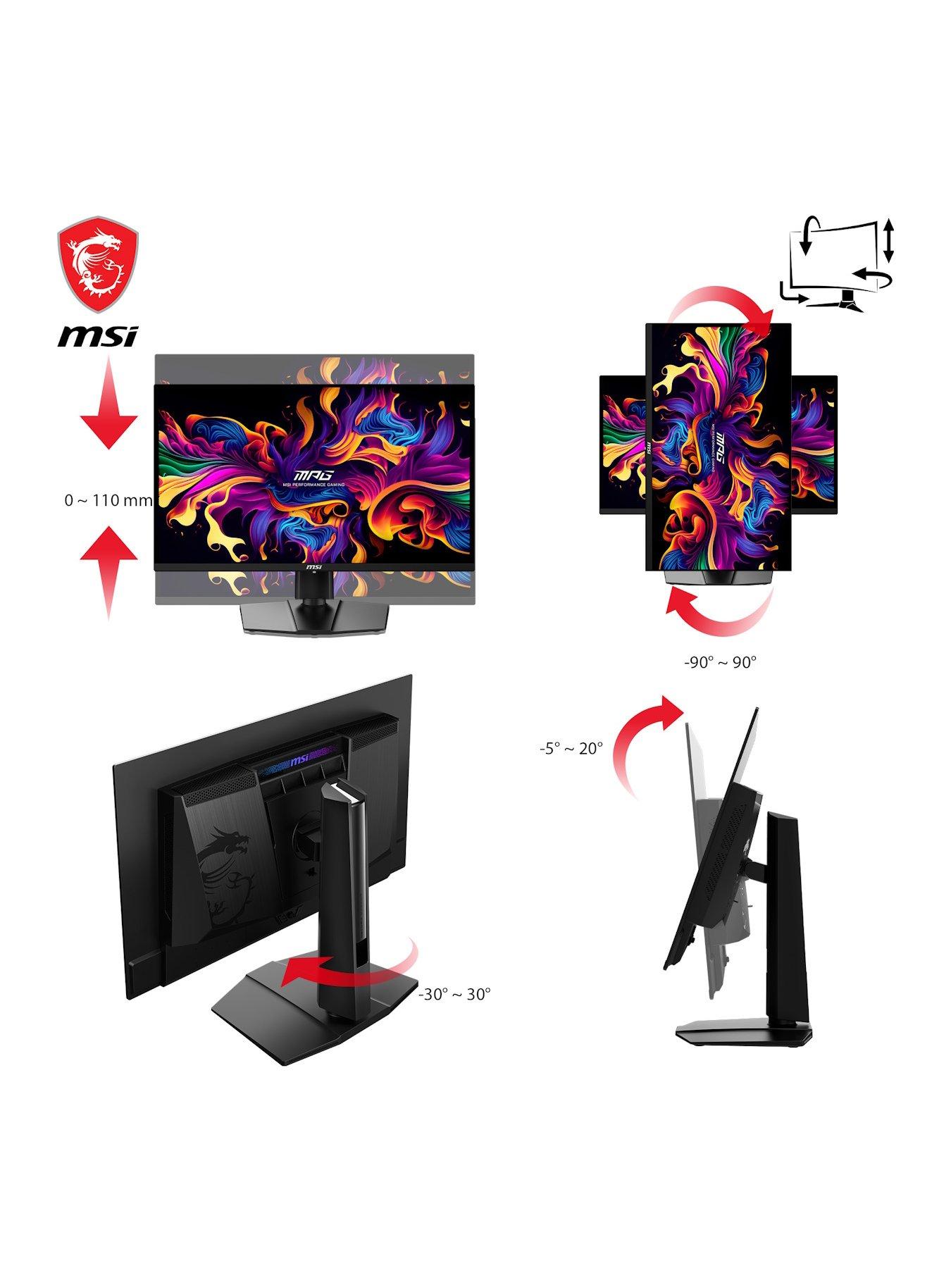 Image 4 of 7 of MSI MPG 321URX QD-OLED 31.5 inch, QD-OLED, 4K UHD, 240Hz, 0.03ms, Adaptive-Sync Flat Gaming Monitor