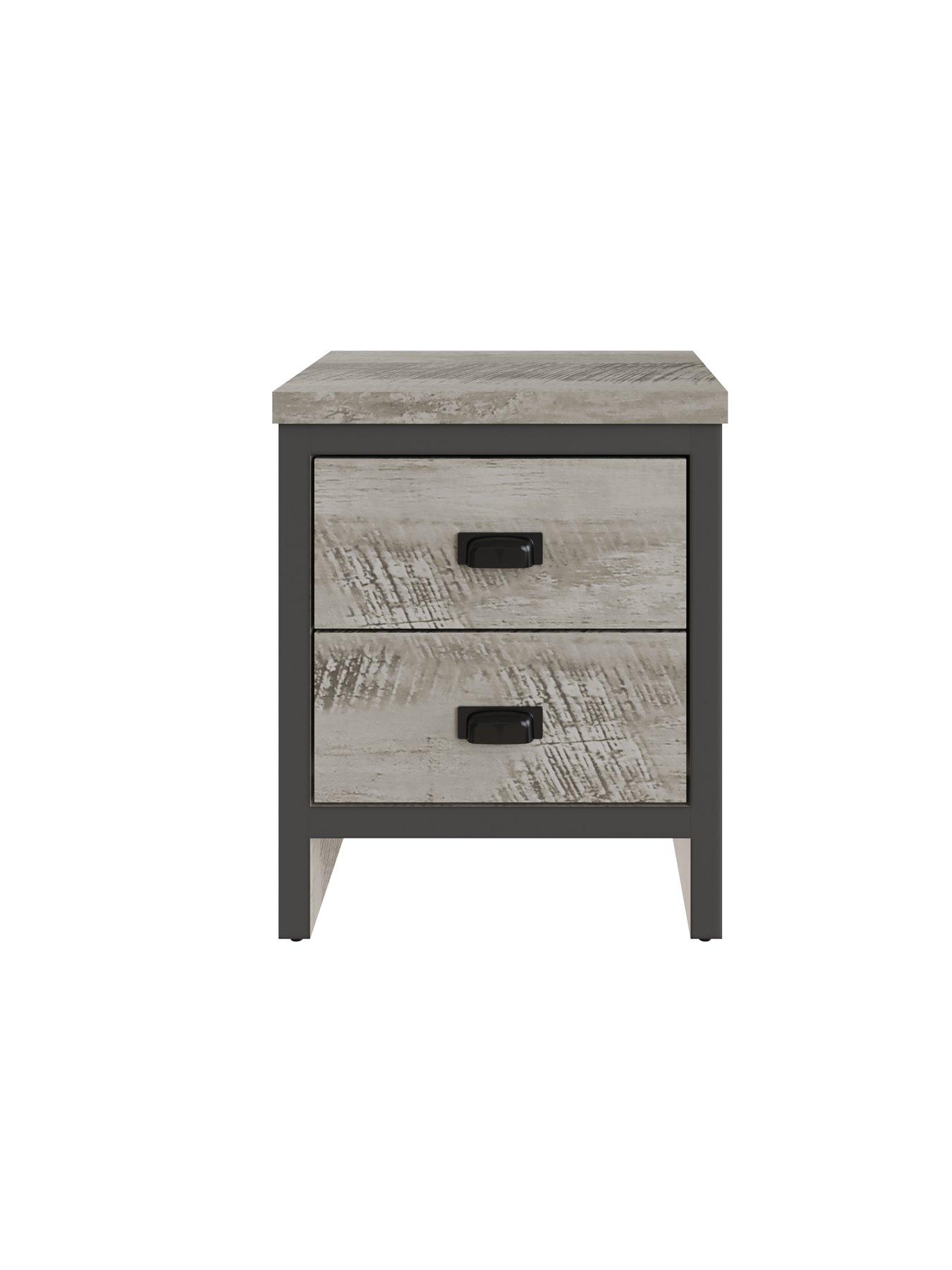 Image 3 of 5 of GFW Boston 2 Drawer Bedside Chest Pack Of 2