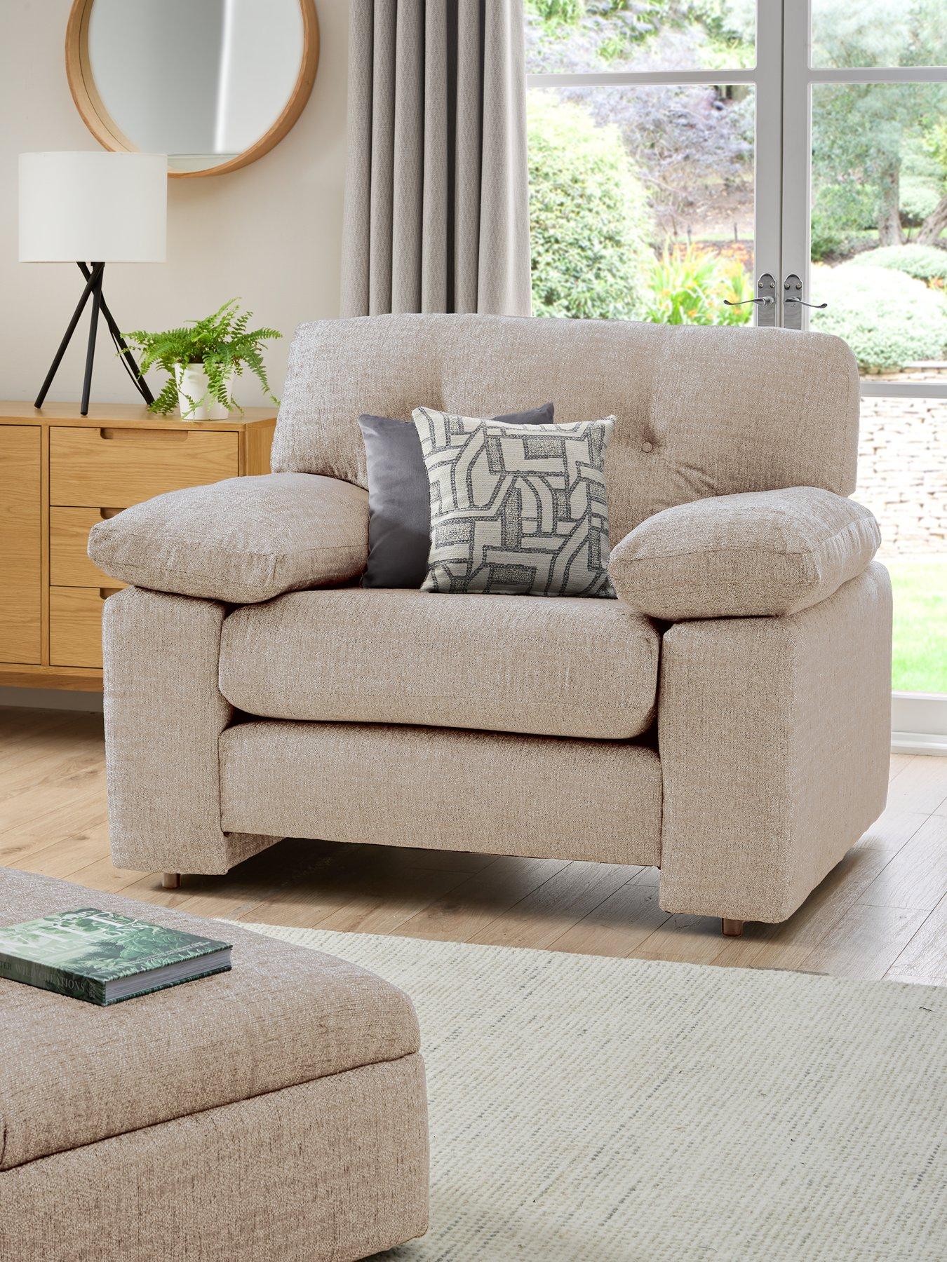 The Very Collection Megan Fabric Armchair - Made in the UK