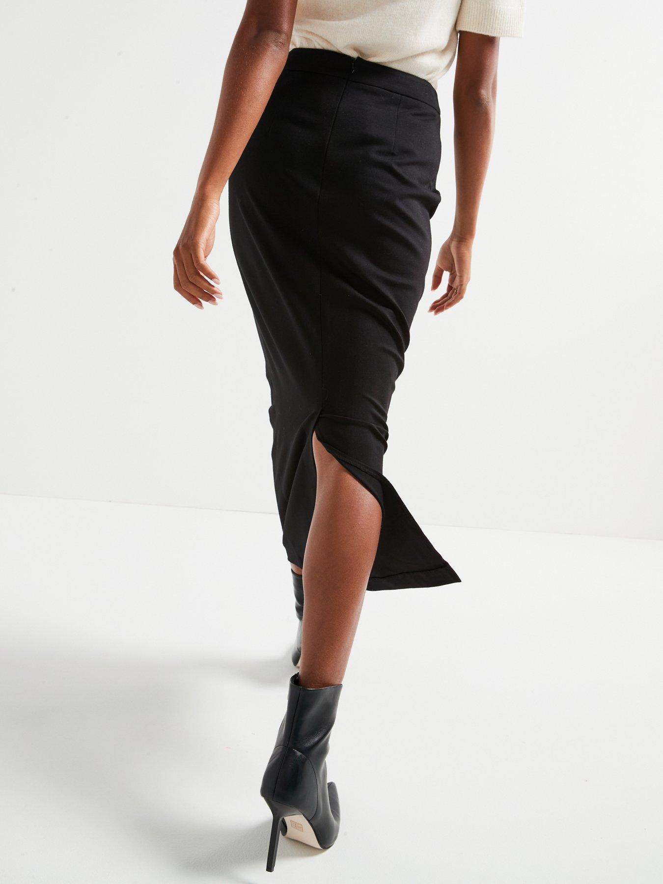 v-by-very-seamed-ponte-midi-skirt-blackstillFront