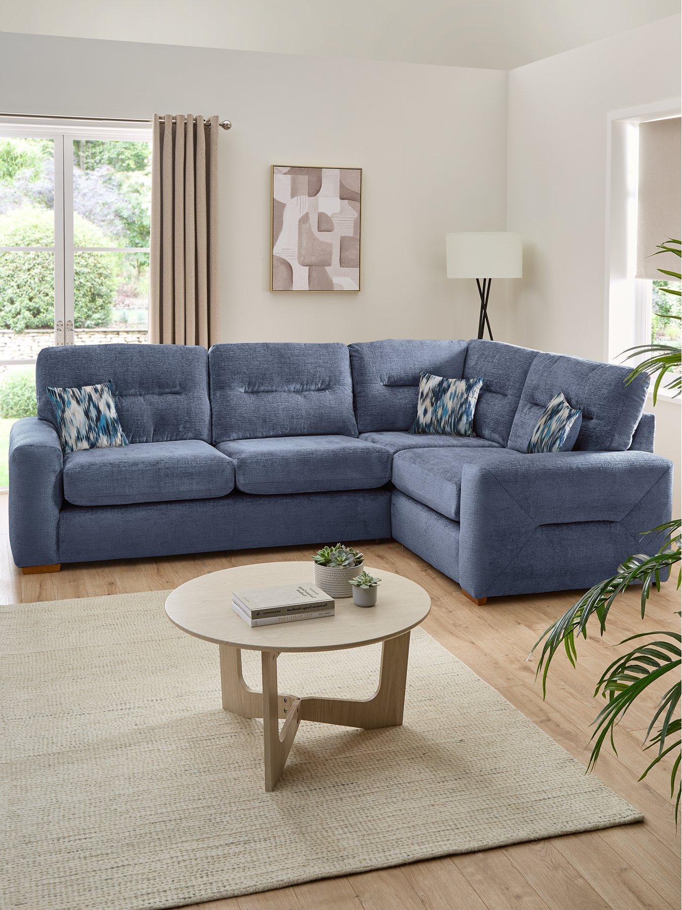 very-home-melrose-right-hand-fabric-corner-chaise-sofa