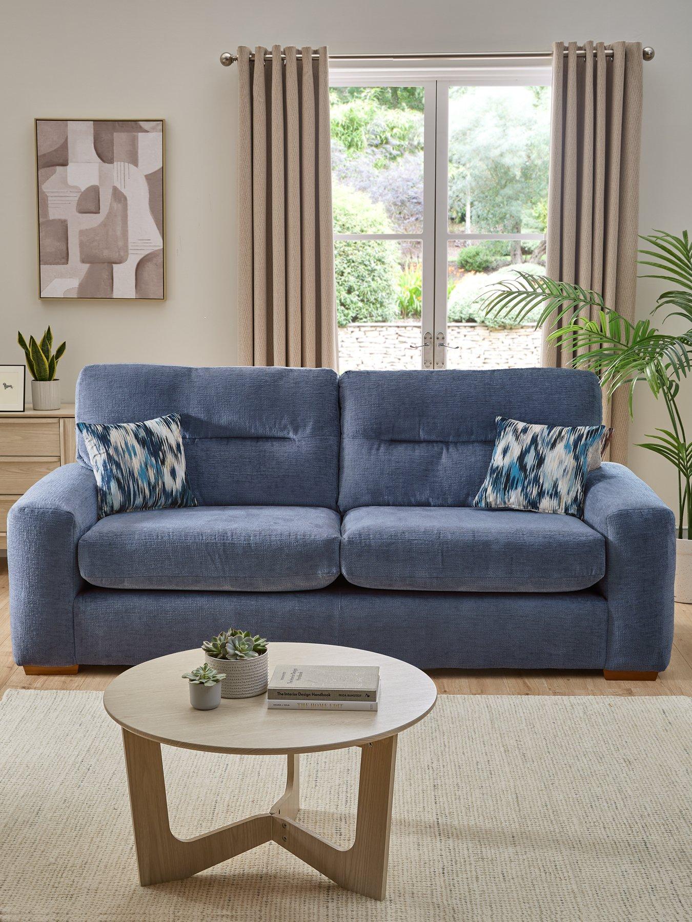 Very Home Melrose Fabric 4 Seater Sofa - Made in the UK
