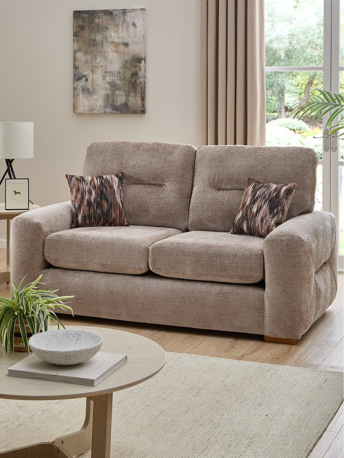 Very Home Melrose Fabric 2 Seater Sofa - Made in the UK