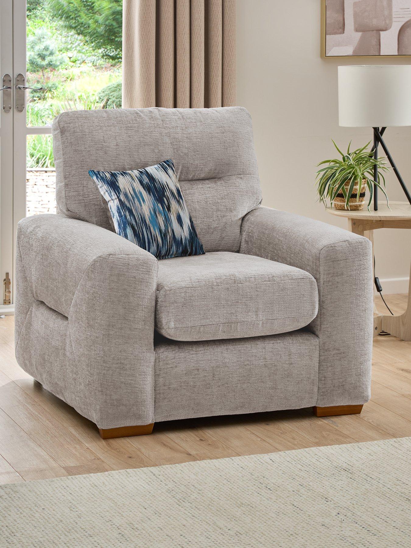 Very Home Melrose Fabric Armchair - Made in the UK