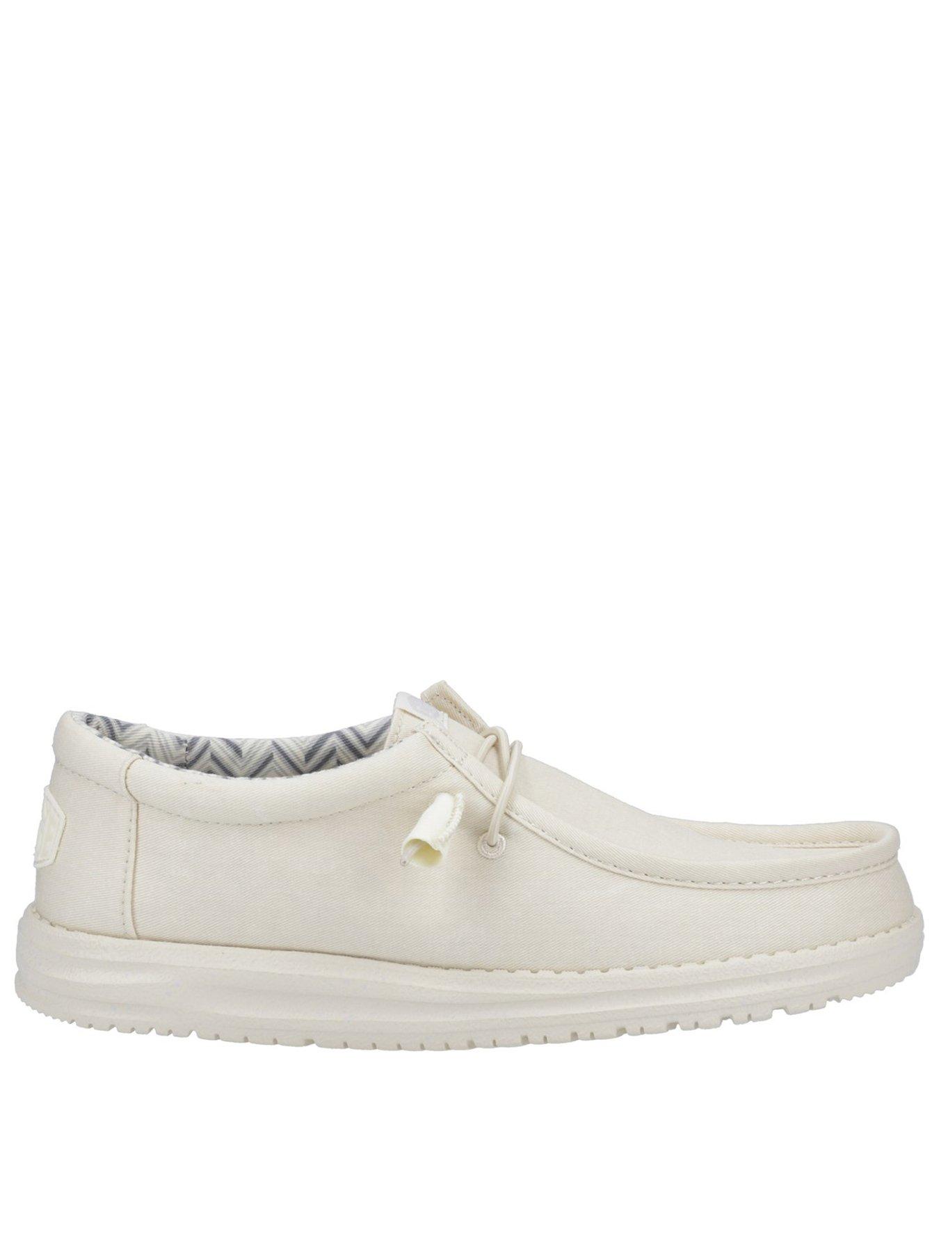 heydude-wally-canvas-lace-up-shoe-off-white