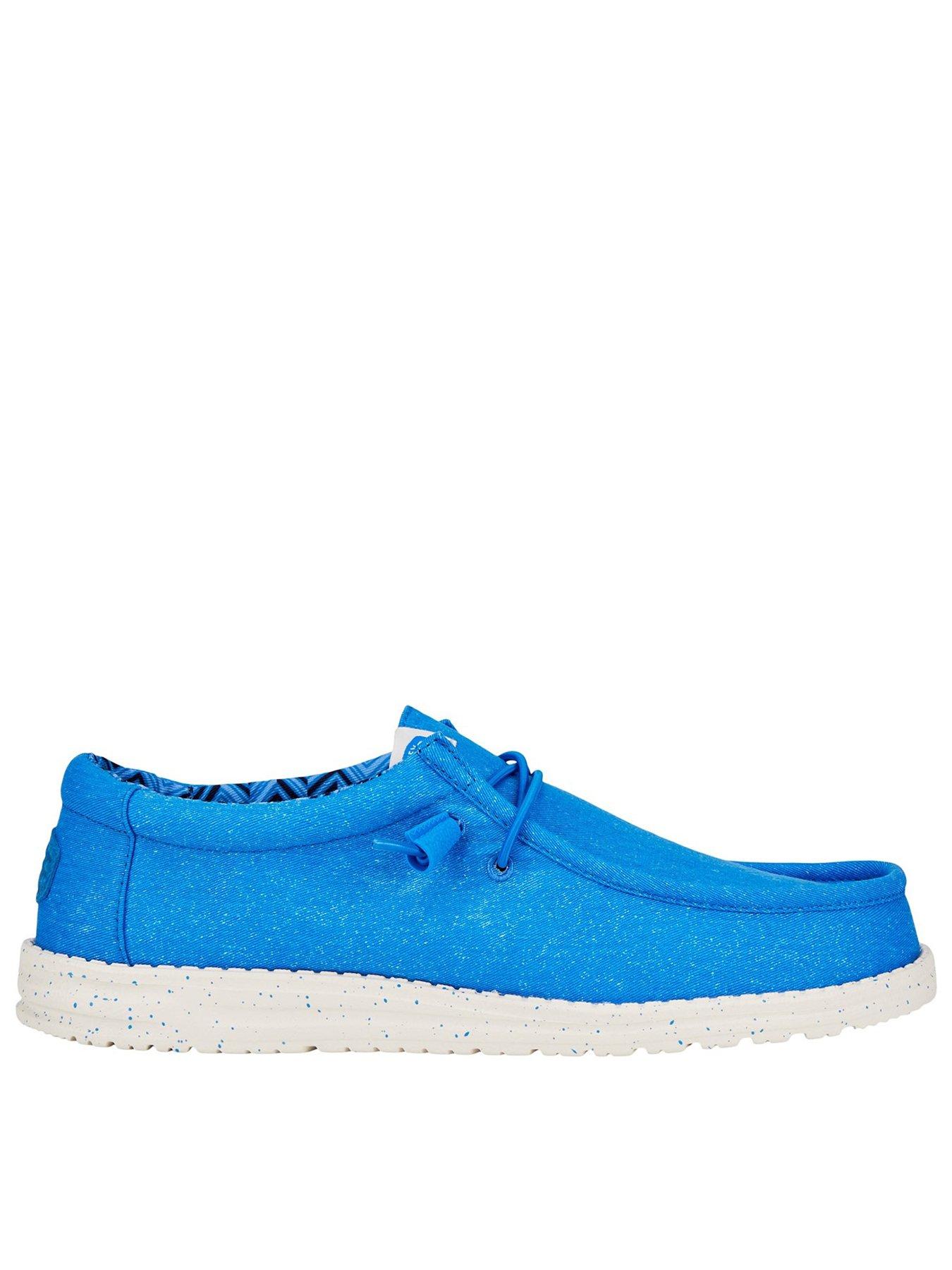 heydude-wally-canvas-lace-up-shoe-blue