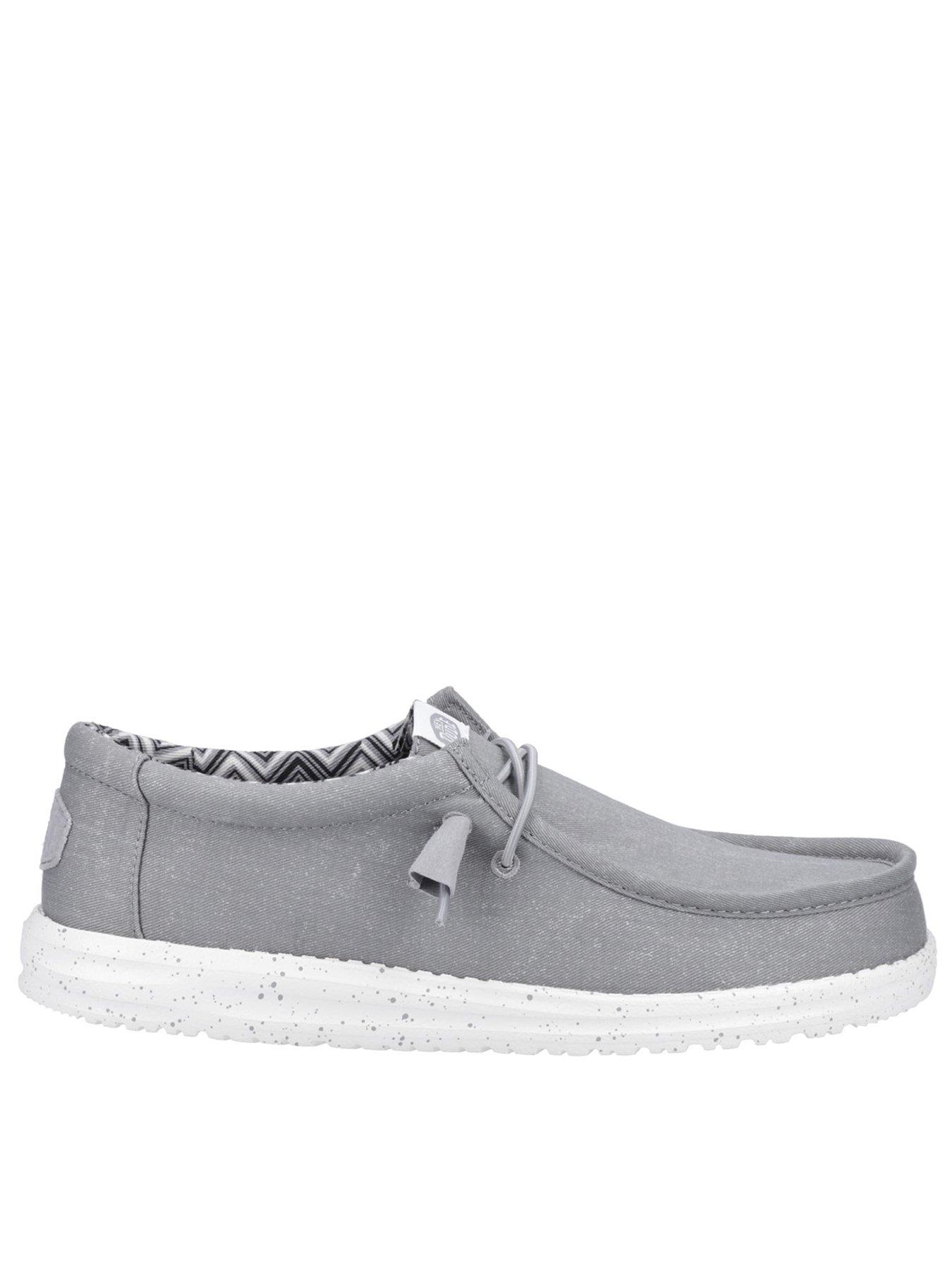 heydude-wally-canvas-lace-up-shoe-grey