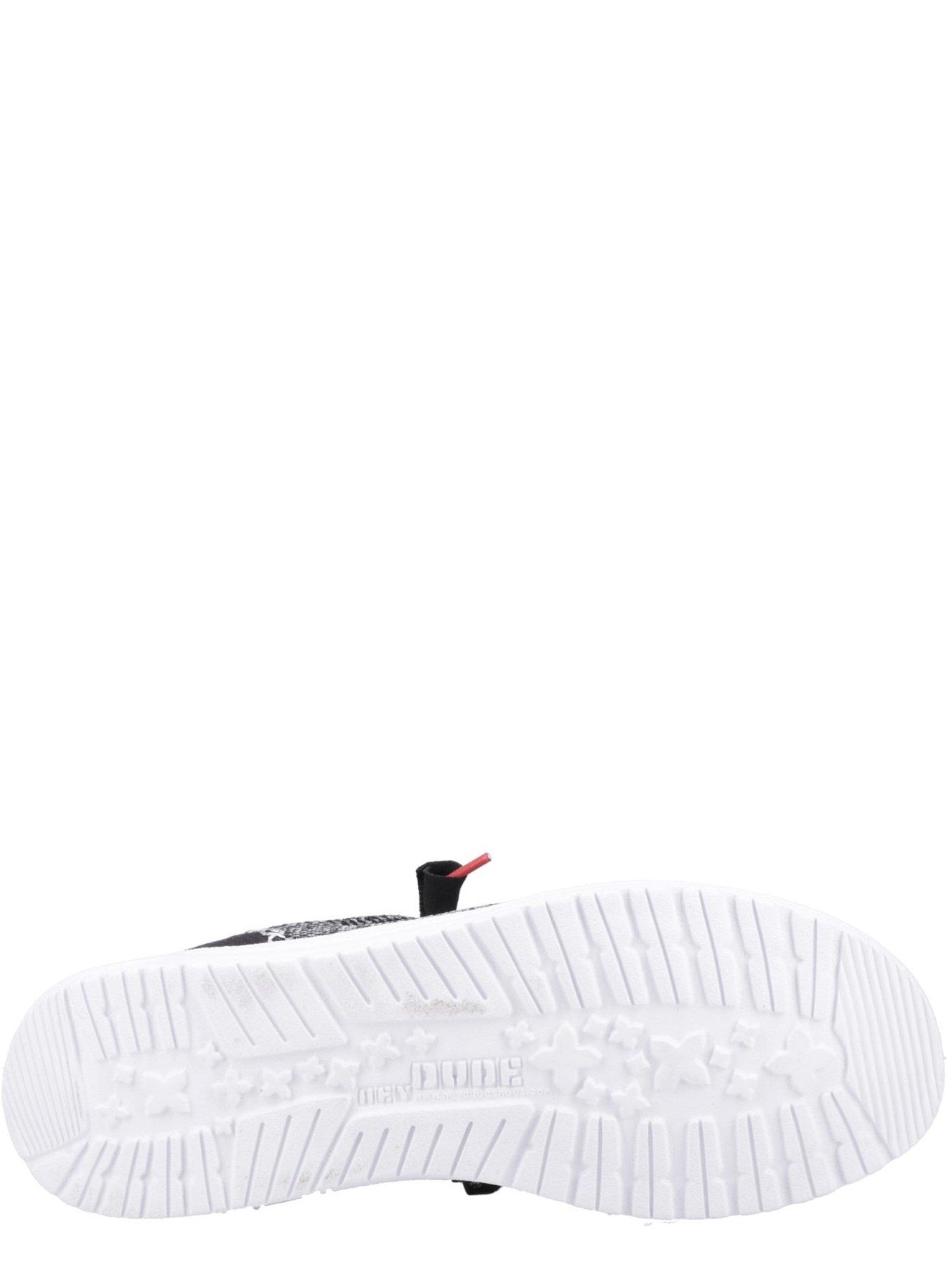Image 4 of 4 of Heydude Wally Mesh Lace Up Shoe - Black