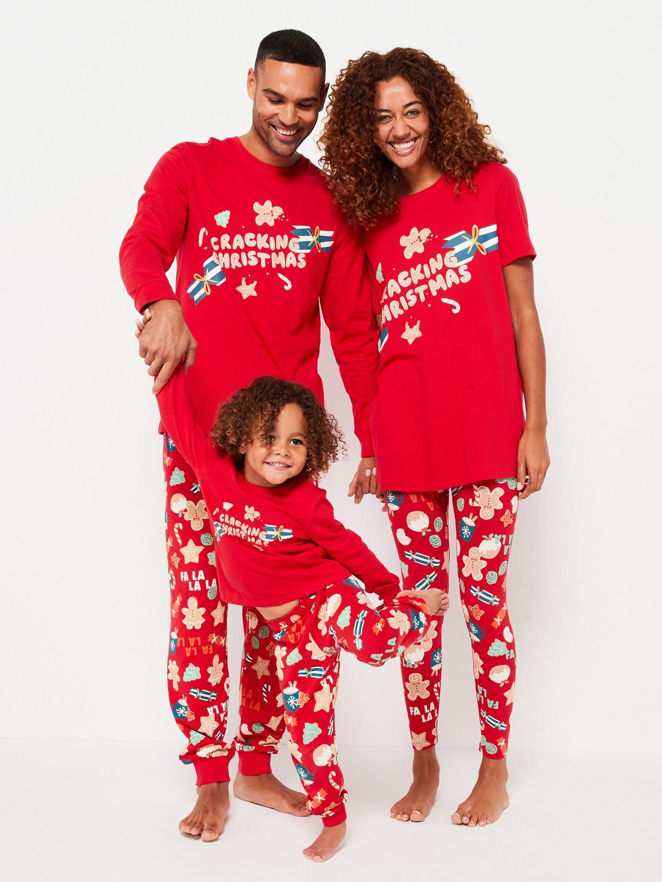 v-by-very-womens-family-christmas-pj-printed-legging-amp-oversized-tee-redfront