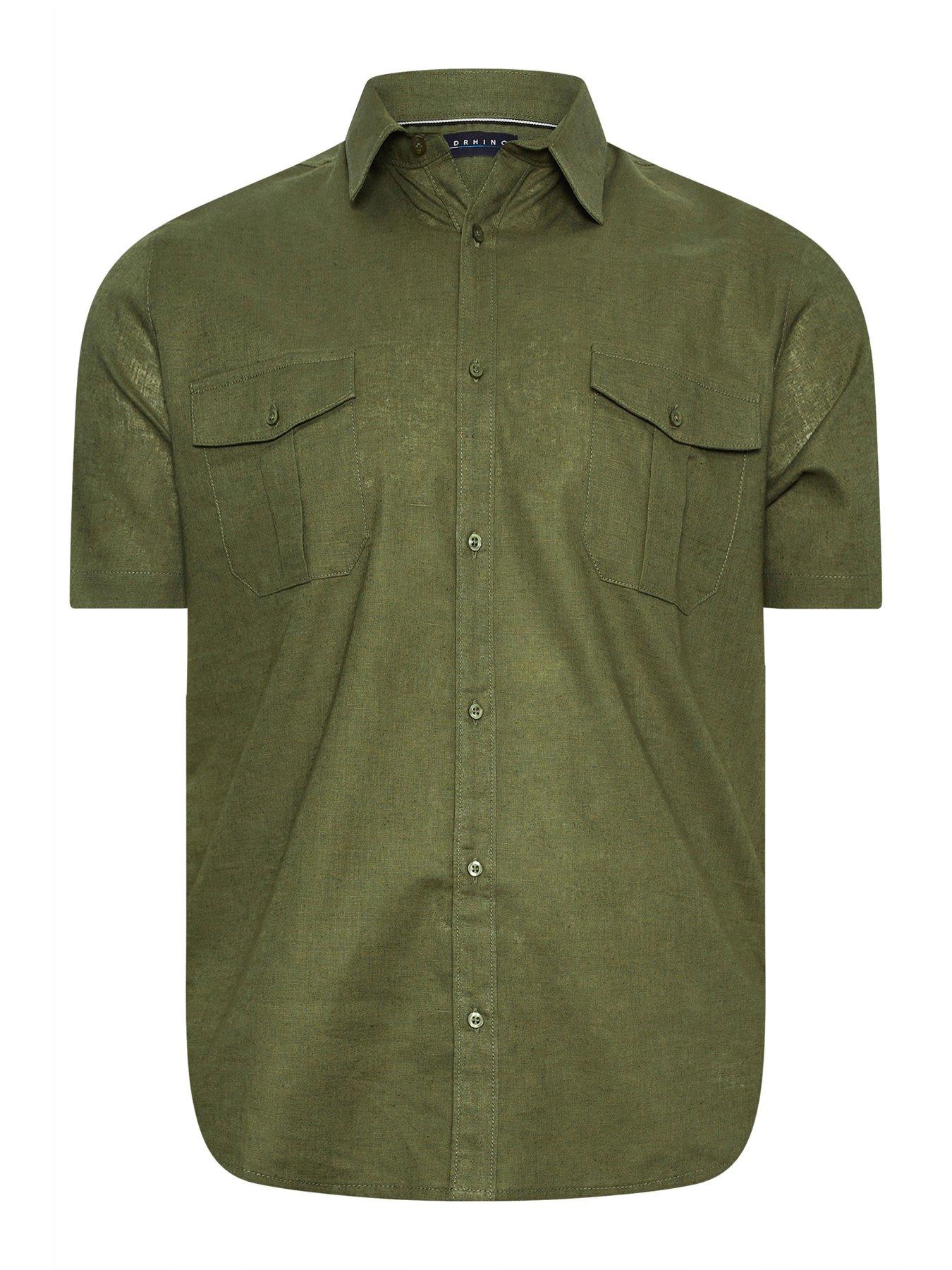 BadRhino Bad Rhino Premium Short Sleeve Military Linen Shirt