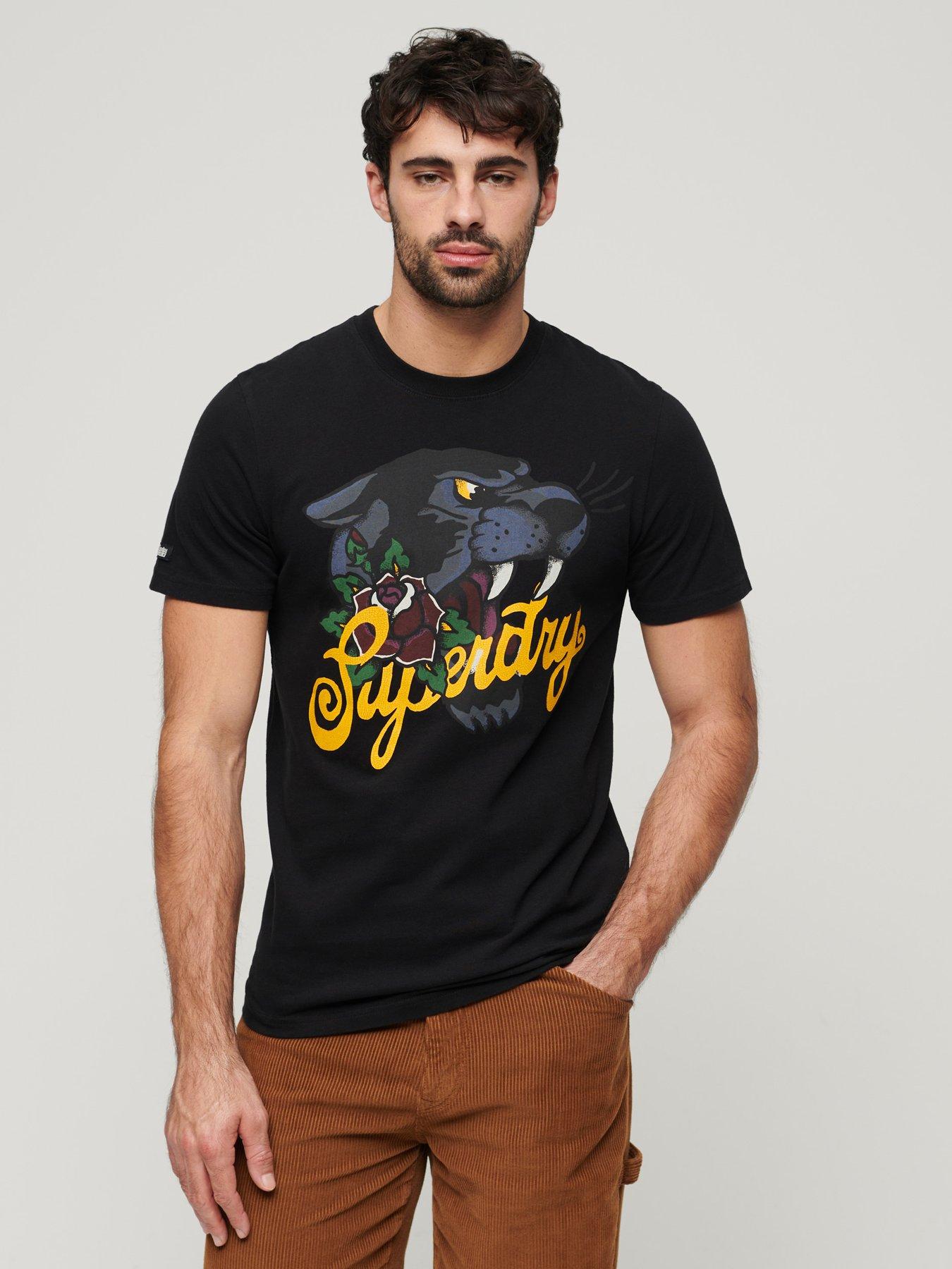 superdry-superdry-panther-tattoo-script-t-shirt-black