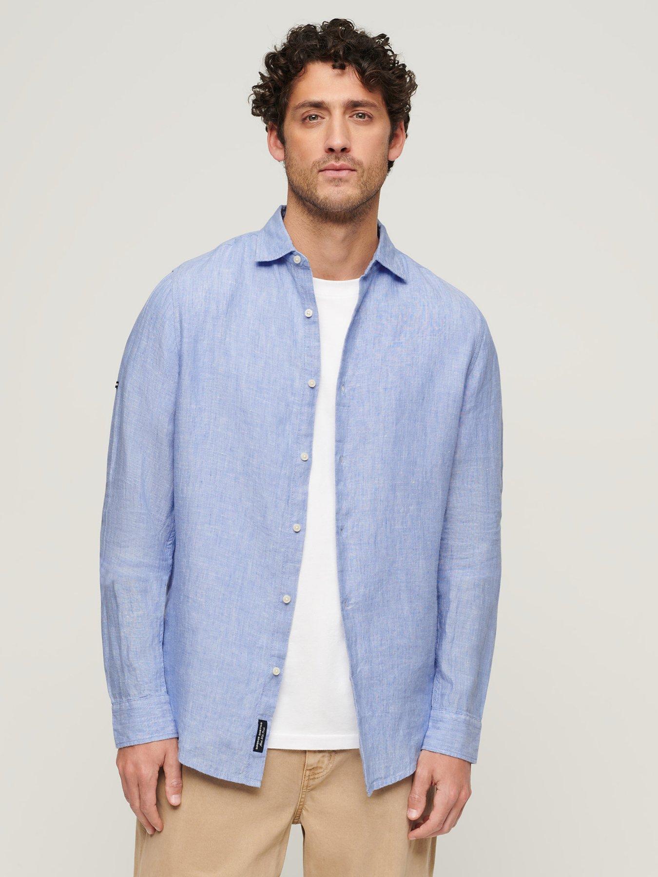 superdry-superdry-studios-linen-long-sleeve-shirt-light-blue