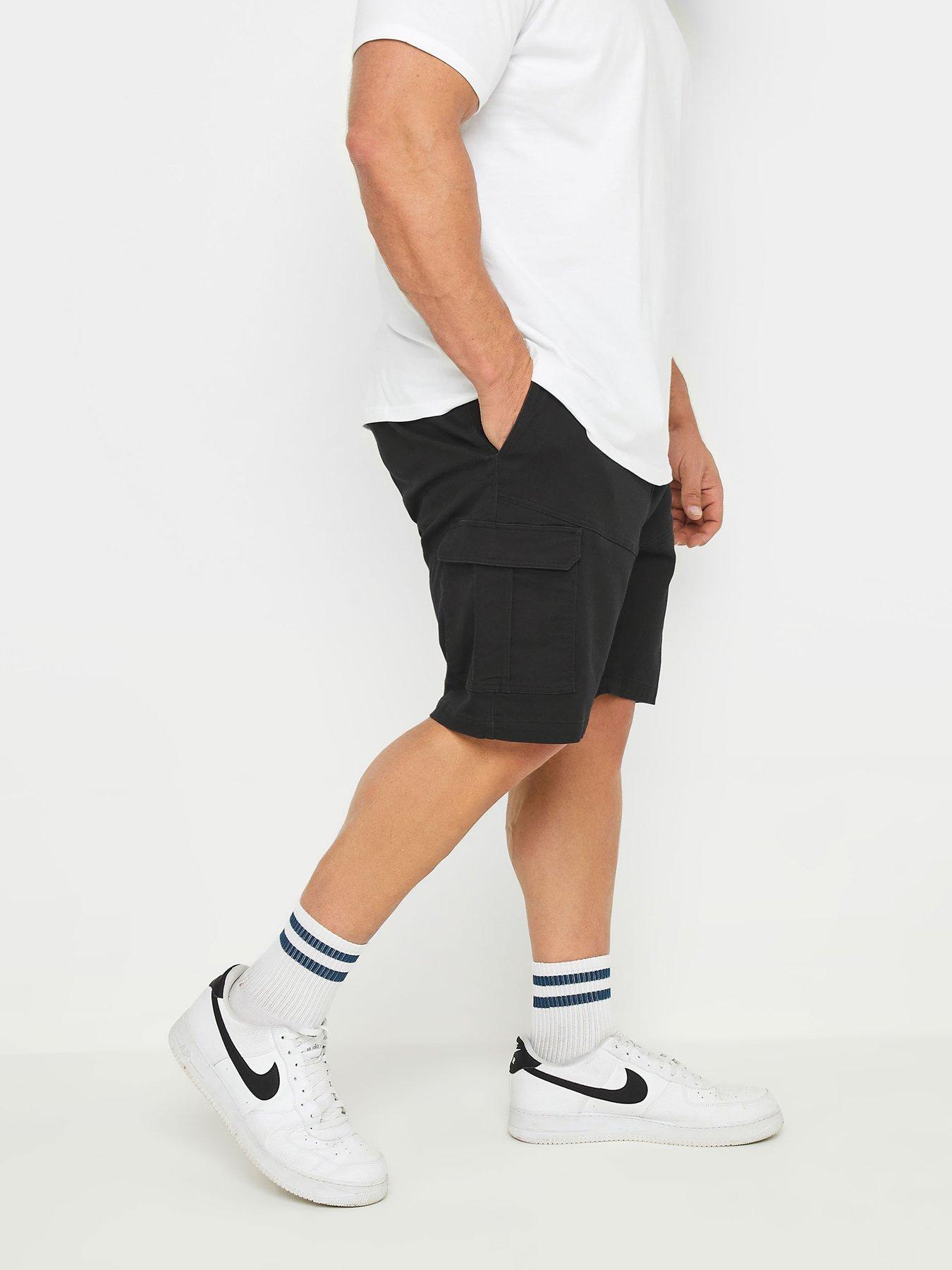 BadRhino Bad Rhino Br Elastic Waist Stretch Cargo Shorts - Black