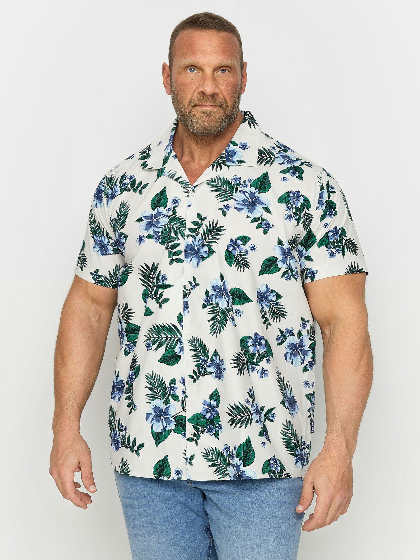 badrhino-bad-rhino-white-blue-and-green-leaf-short-sleeve-shirt