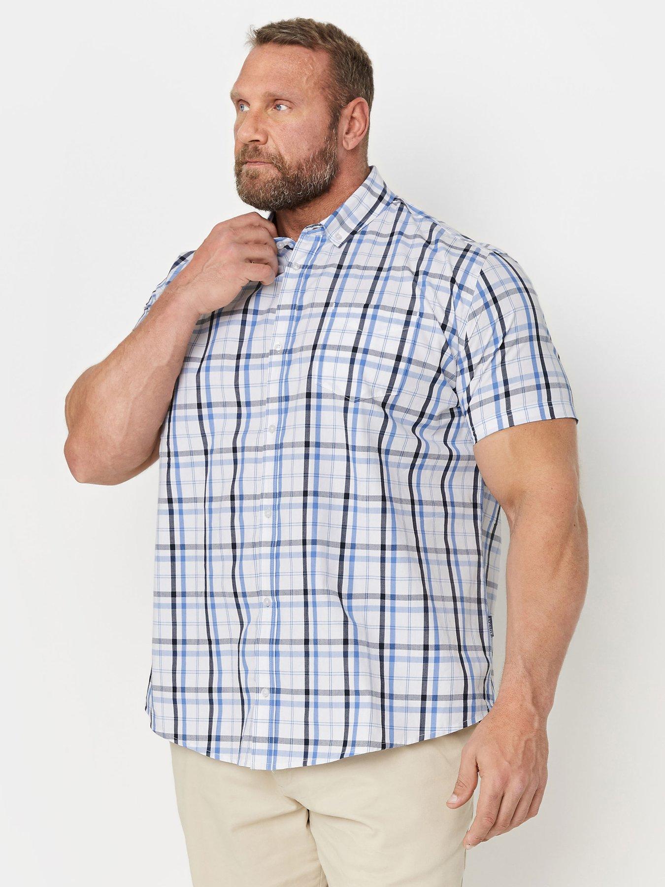 badrhino-bad-rhino-short-sleeve-check-shirt-whitefront