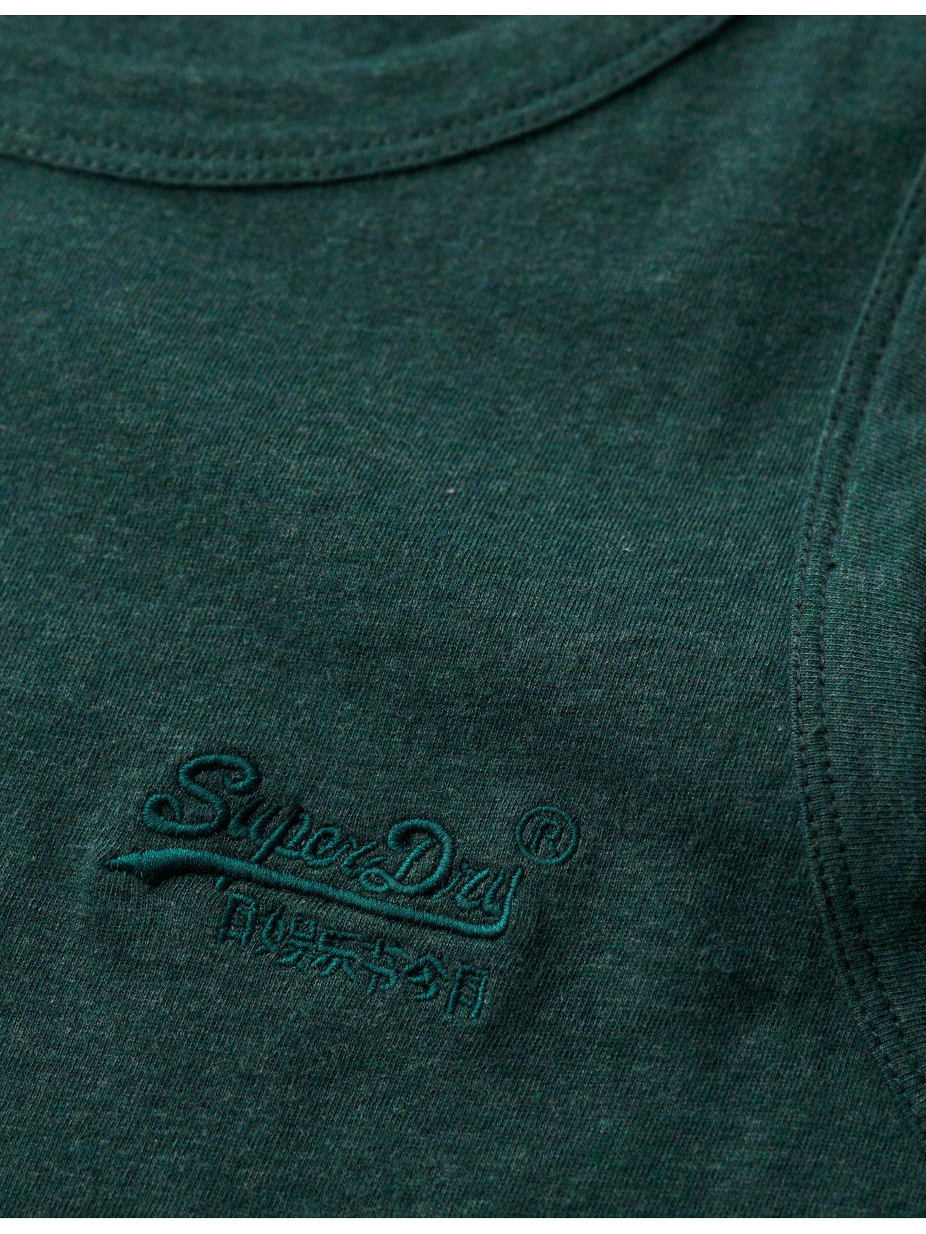 superdry-superdry-essential-logo-vest-dark-greenoutfit