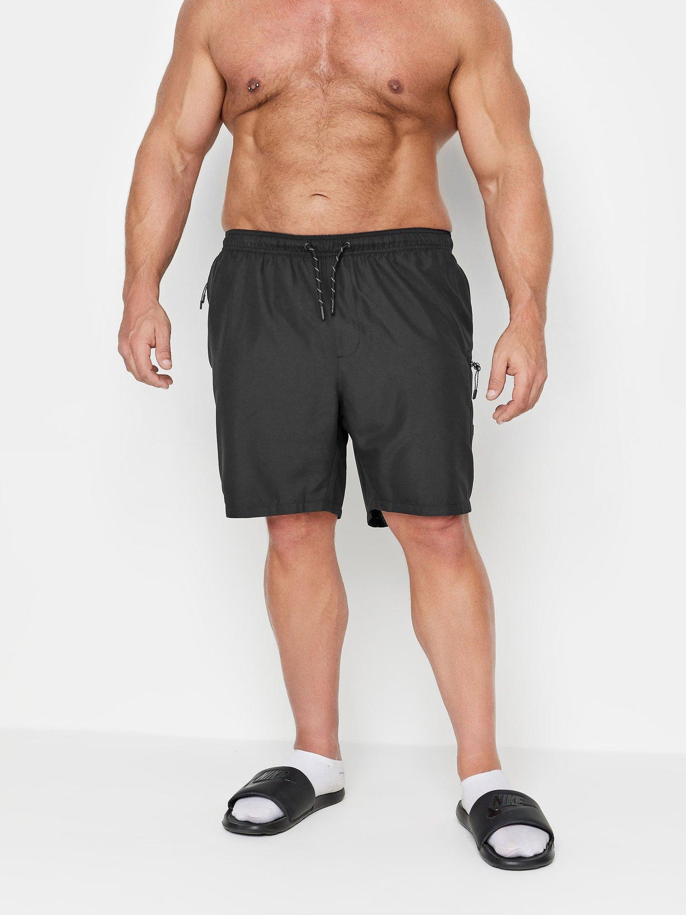 BadRhino Bad Rhino Plain Cargo Swimshort - Black