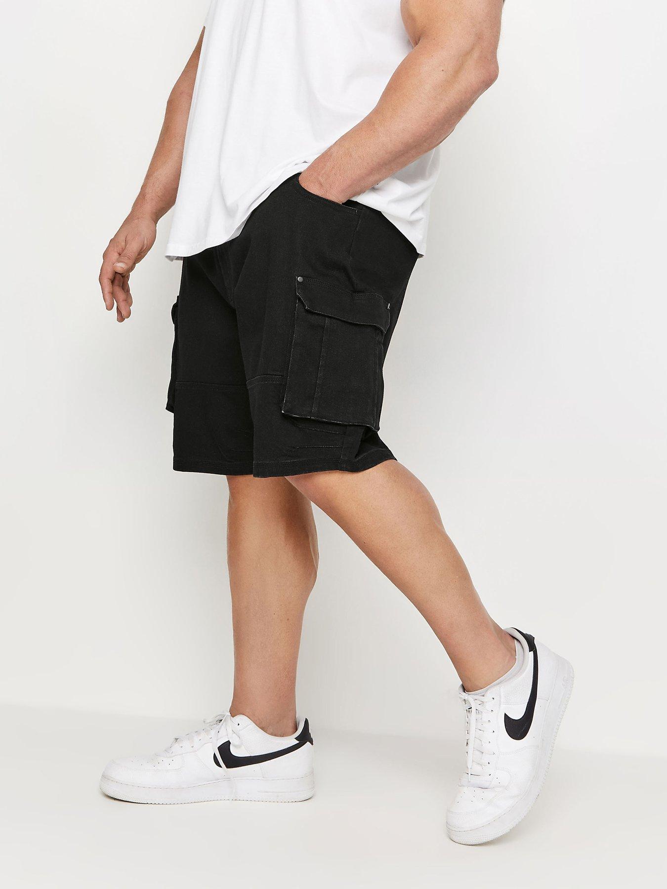 badrhino-bad-rhino-ribbed-waist-denim-shortsfront