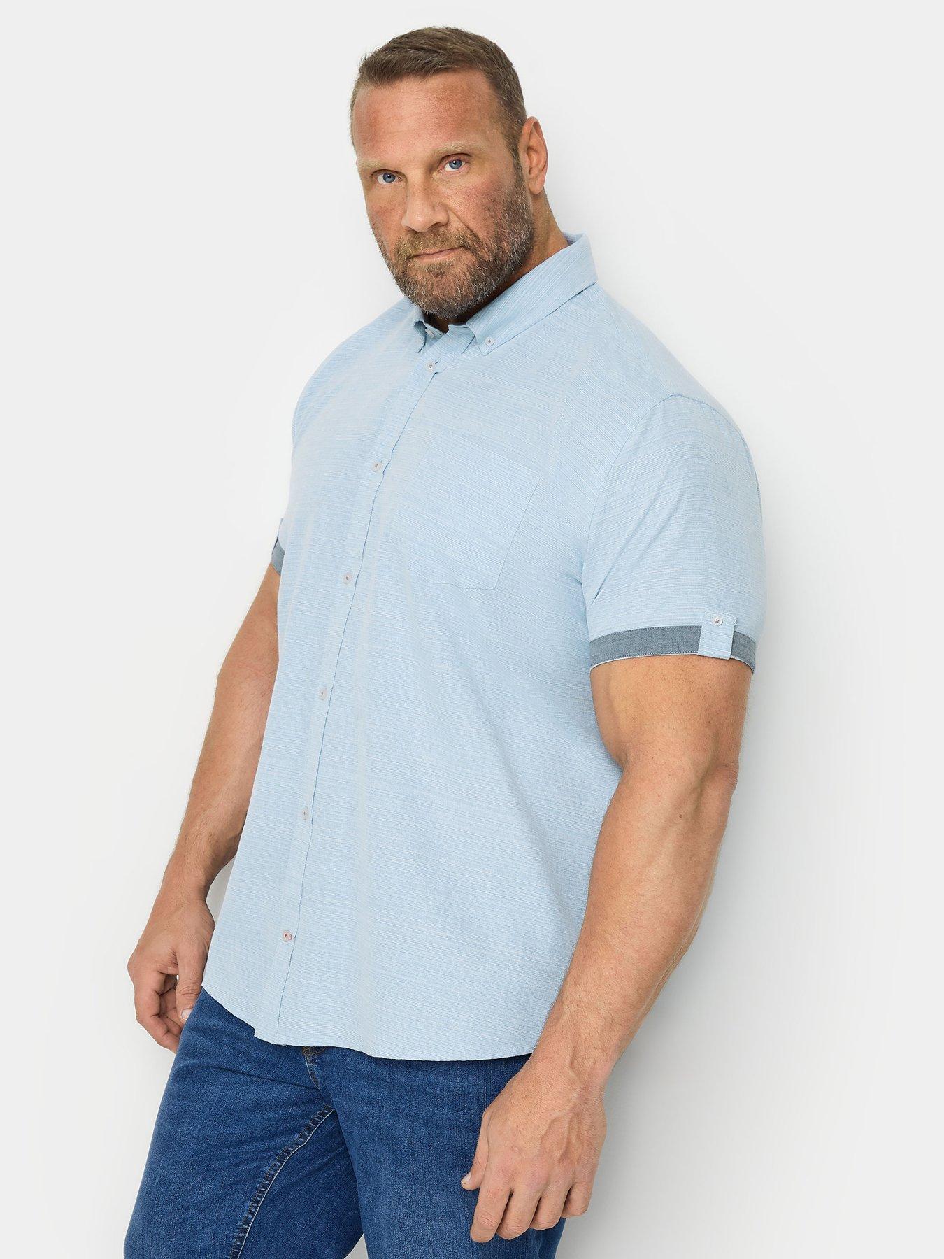 badrhino-bad-rhino-slub-short-sleeve-shirt-blue