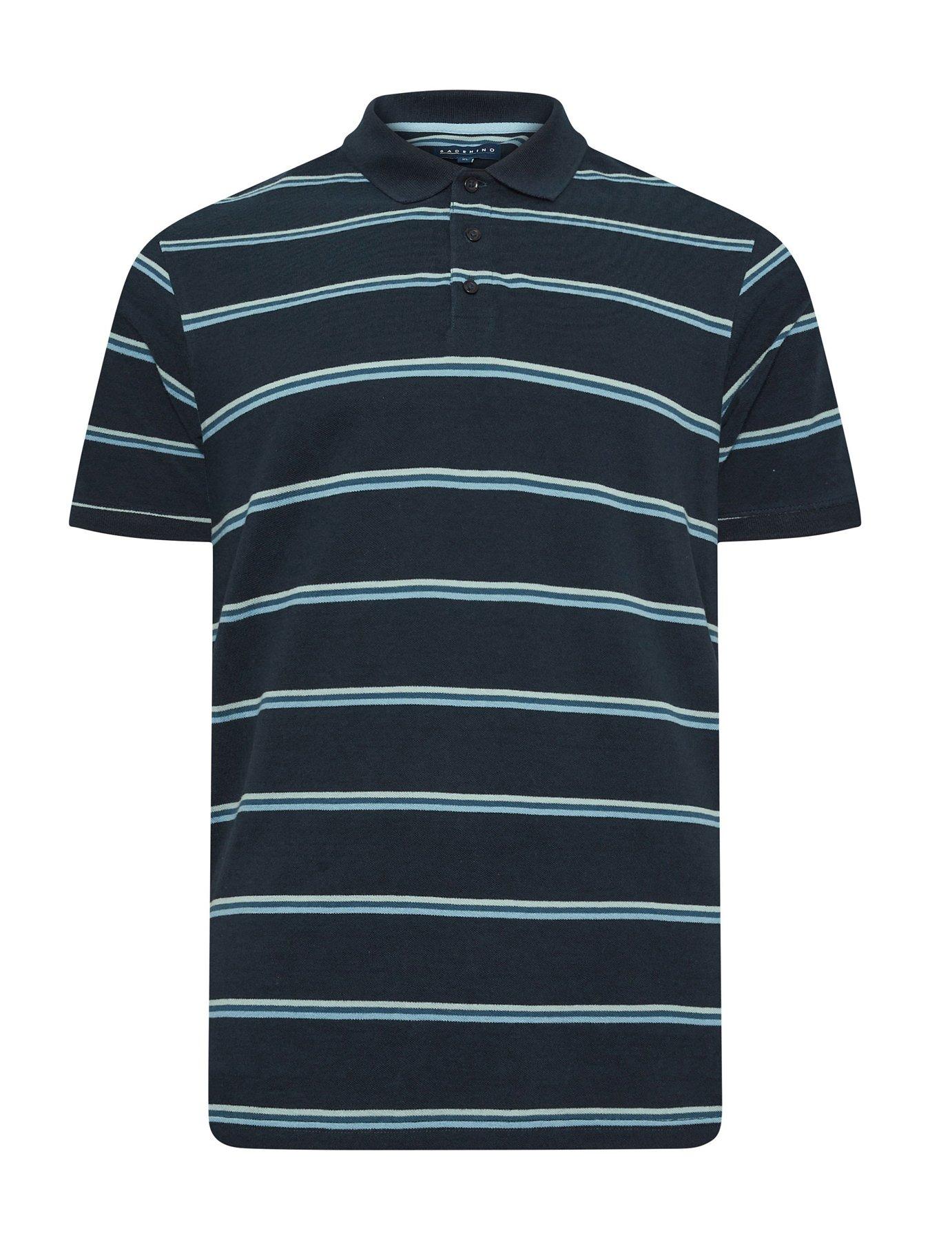 badrhino-bad-rhino-multi-stripe-short-sleeve-polo-shirt