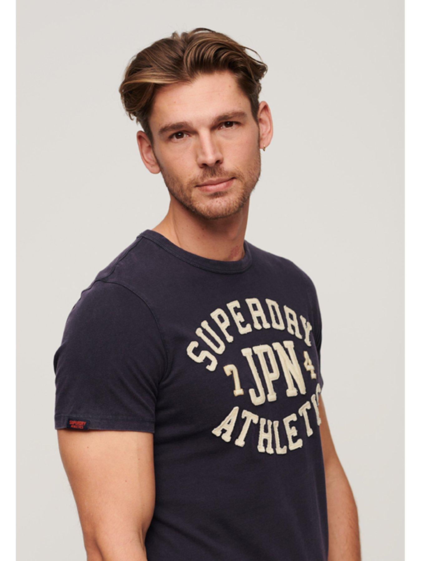 superdry-vintage-athletic-short-sleeve-t-shirt-navystillFront