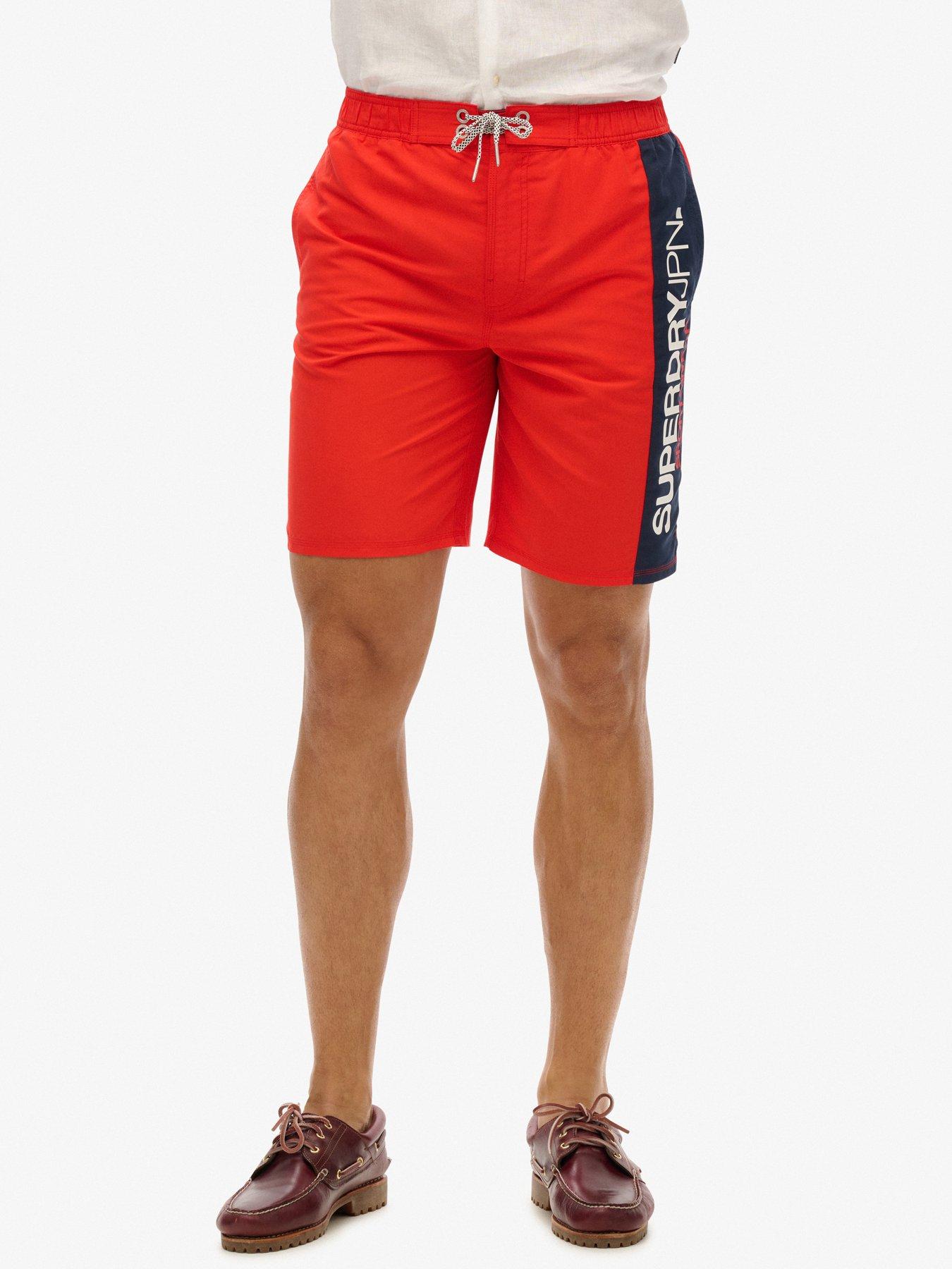 Superdry Sportswear Logo 19 Board Shorts Red Very Ireland