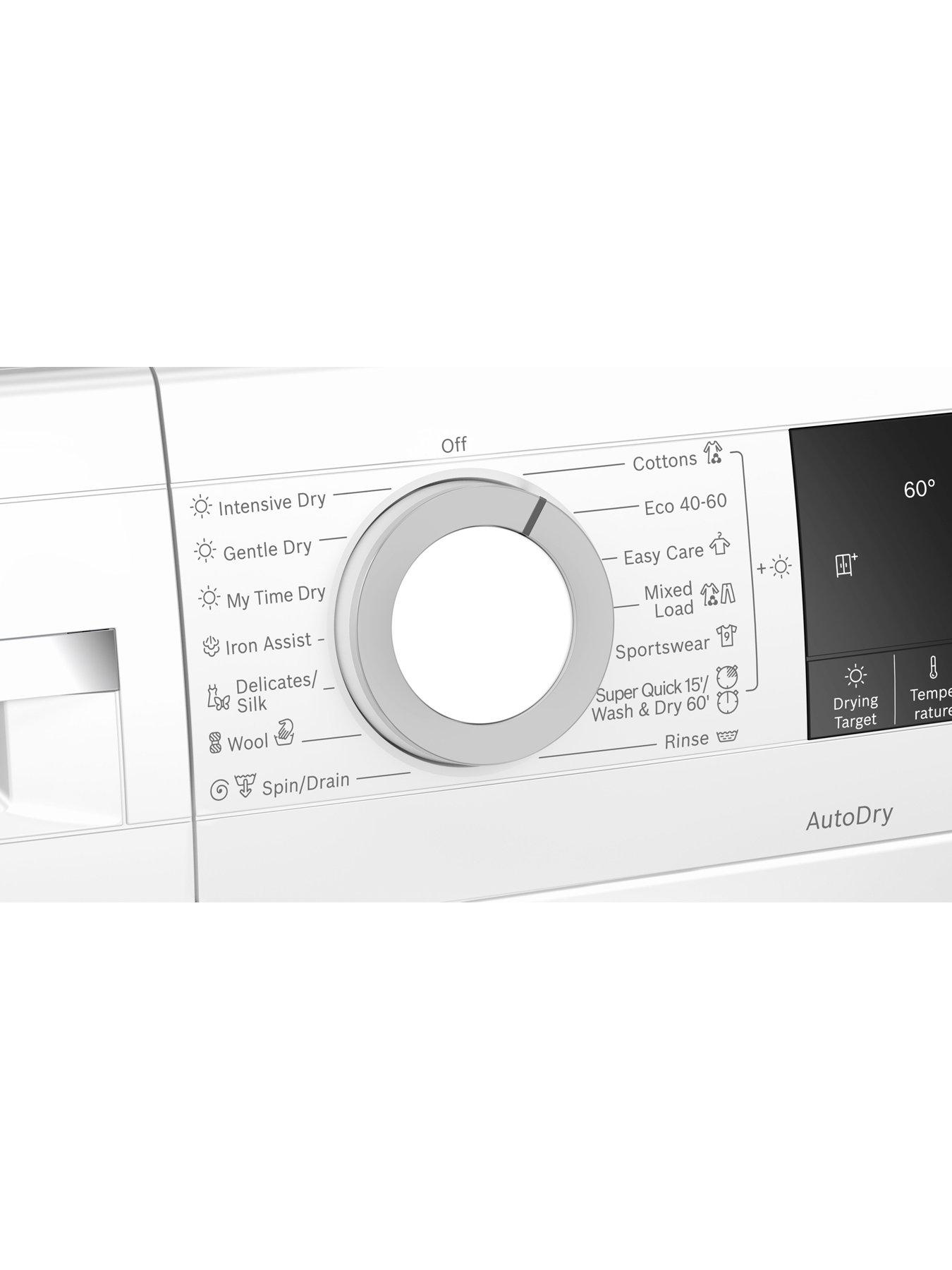 bosch-series-4-wna134u8gb-8kg-washnbsp5kg-dry-1400rpm-spinnbspwasher-dryer-large-led-display-speedperfect-eco-silence-drive-wash-and-dry-60-mins-iron-assist-reload-whiteoutfit