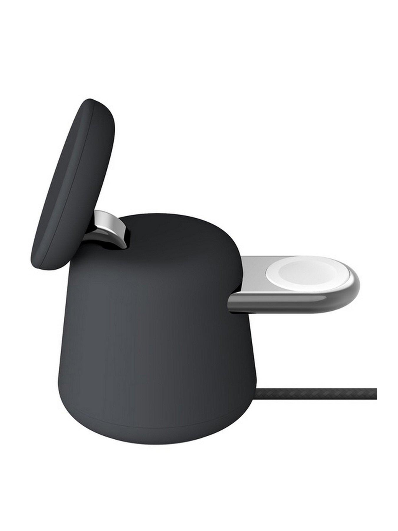 Image 3 of 6 of Belkin 2-in-1 Magsafe Wireless Charging Dock - iPhone &amp; Apple Watch, iPhone 15/14/13/12 Series Compatible, Charcoal