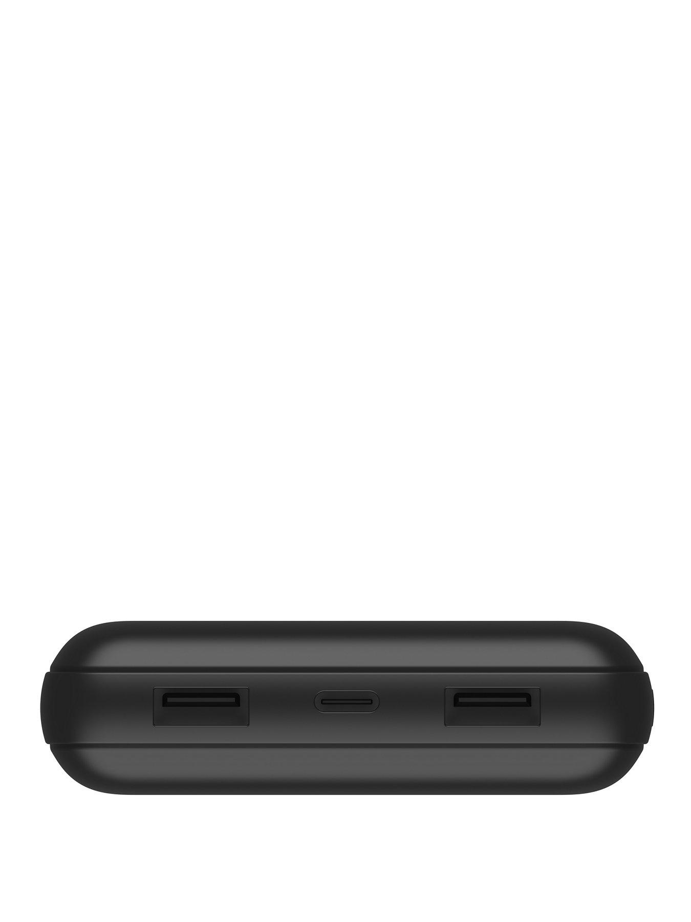 Image 2 of 5 of Belkin BoostCharge&nbsp;20,000mAh Powerbank - 3 Port, 15W Output, Fast Charging - Black