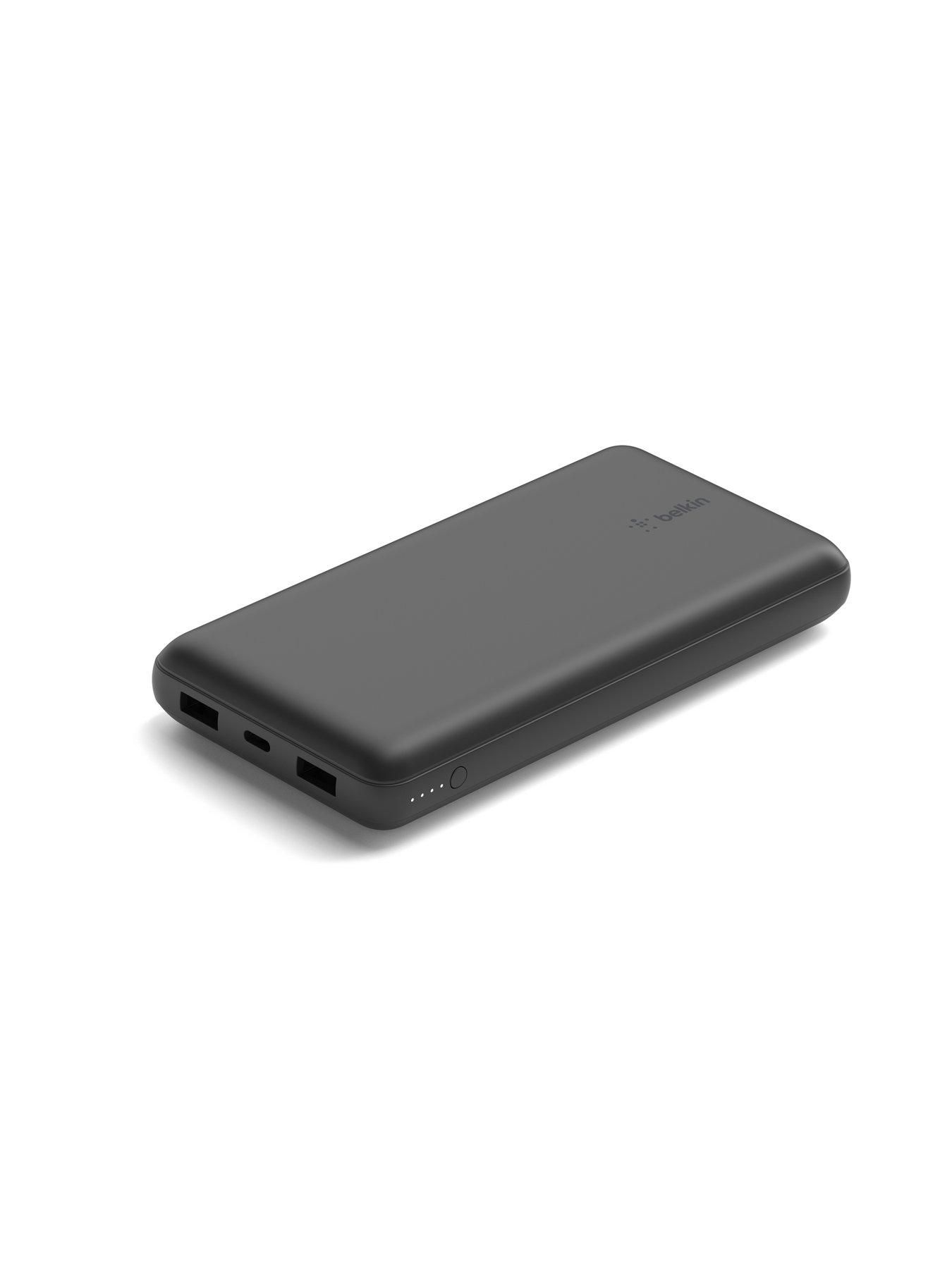 Image 4 of 5 of Belkin BoostCharge&nbsp;20,000mAh Powerbank - 3 Port, 15W Output, Fast Charging - Black