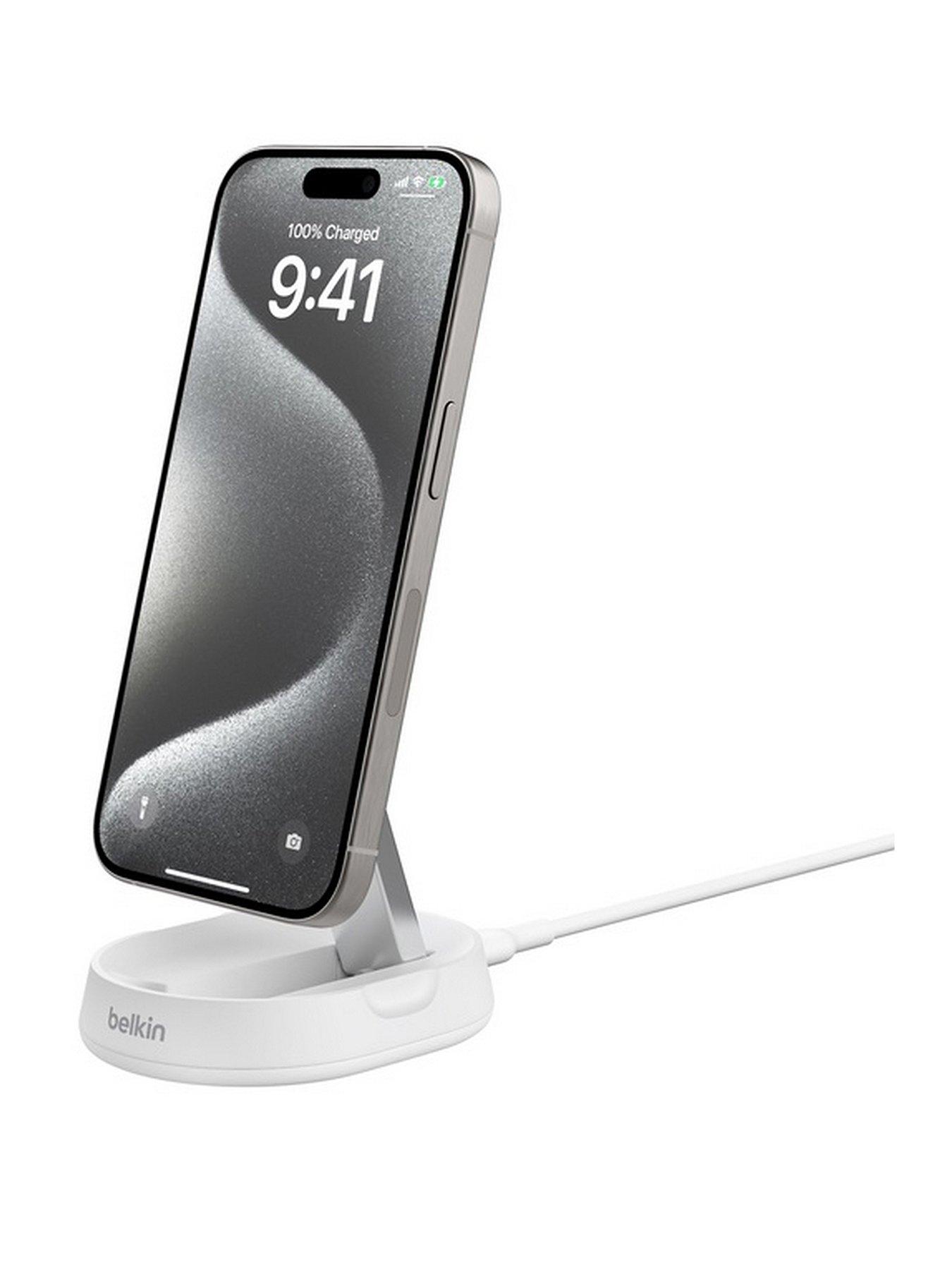 belkin-boostcharge-pronbspmagsafe-compatible-15w-qi2-folding-wireless-charging-pad-amp-stand-whitefront