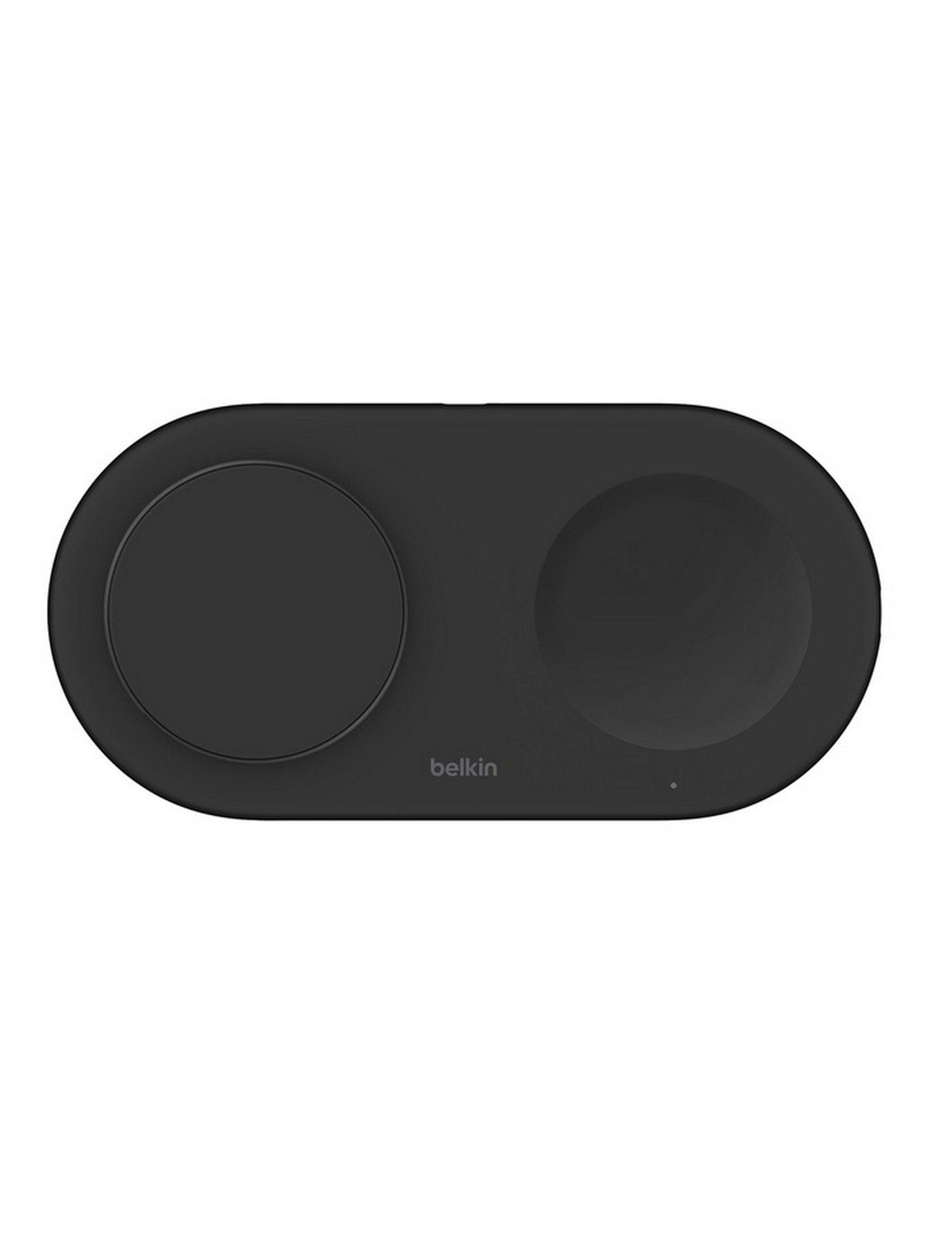 Image 4 of 5 of Belkin 2-in-1 MagSafe Compatible Wireless Charging Pad - Qi2 15W, USB-C, Black